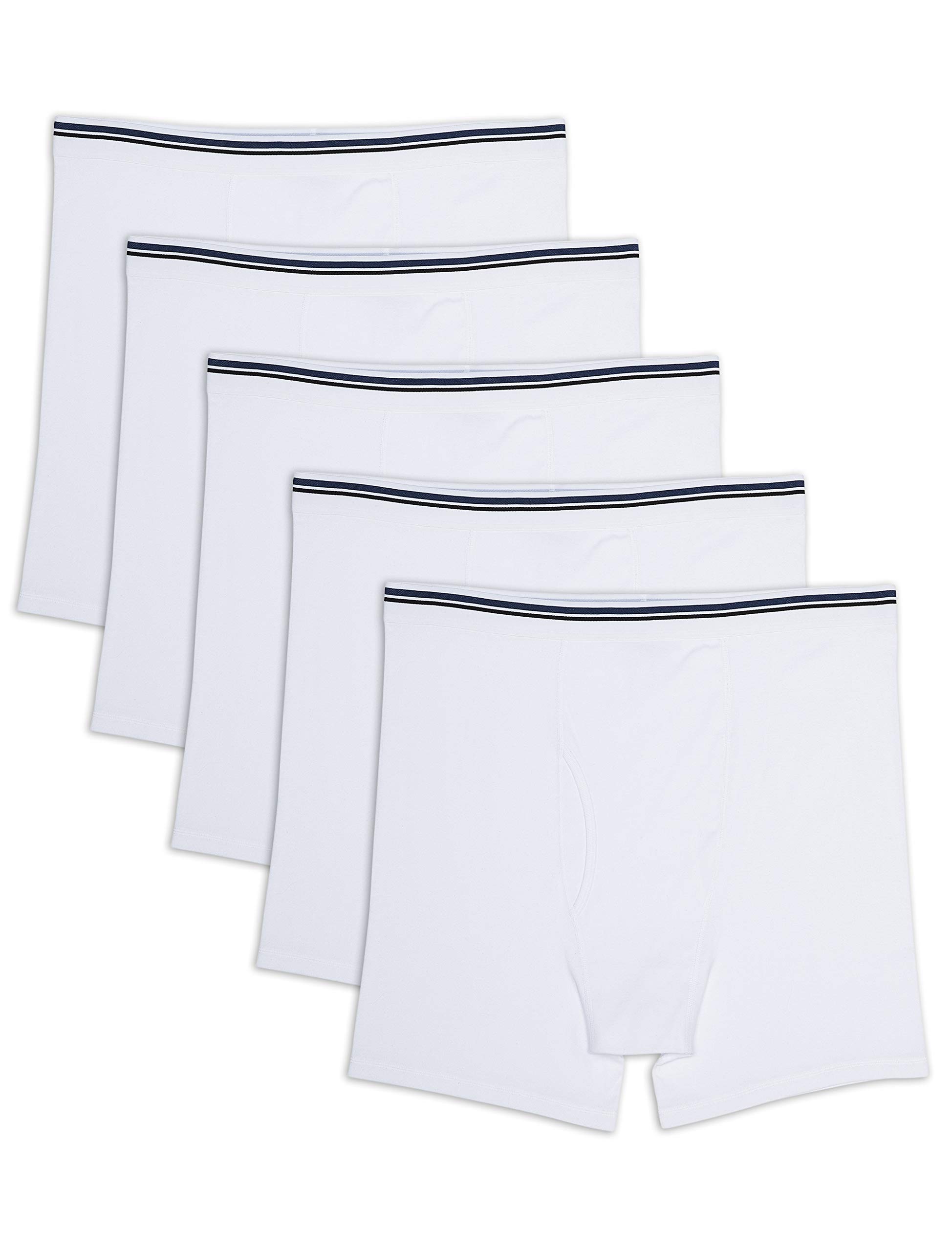 Amazon Essentials Men's Big & Tall 5-Pack Tag-Free Boxer Briefs fit by DXL