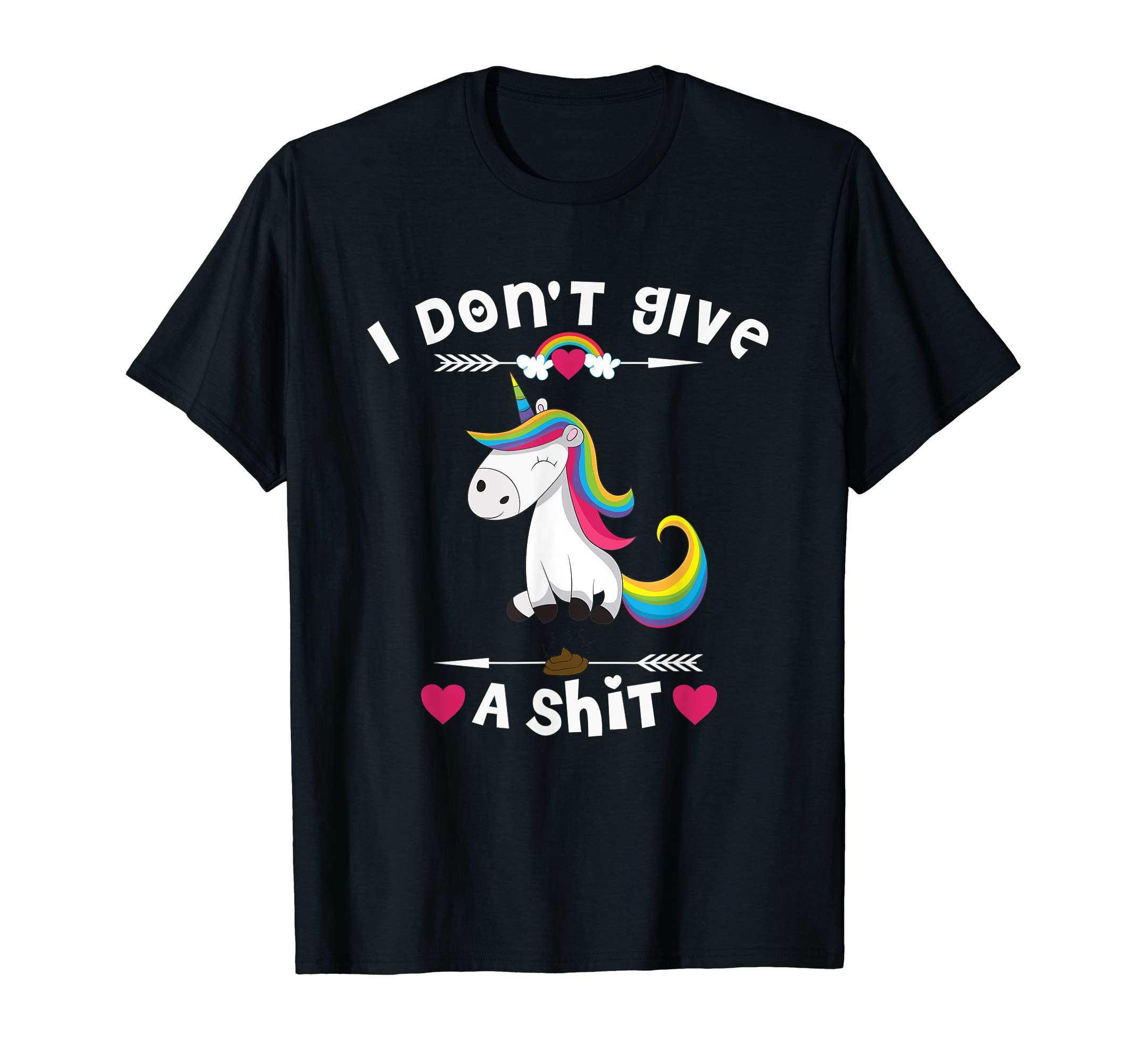 hQ.merch UnicornhQ. Funny Unicorn I don´t give a shit T-Shirt