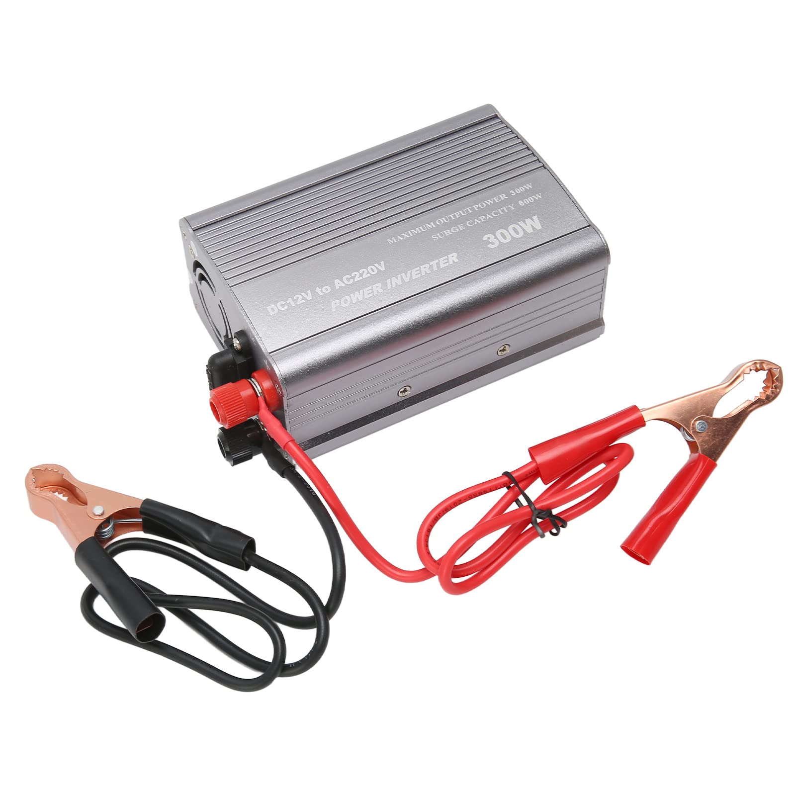 Pure Sine Power Inverter, 300W Continuous Power, 600W, Car Power Inverter Converter, 12V DC to 220V AC Converter