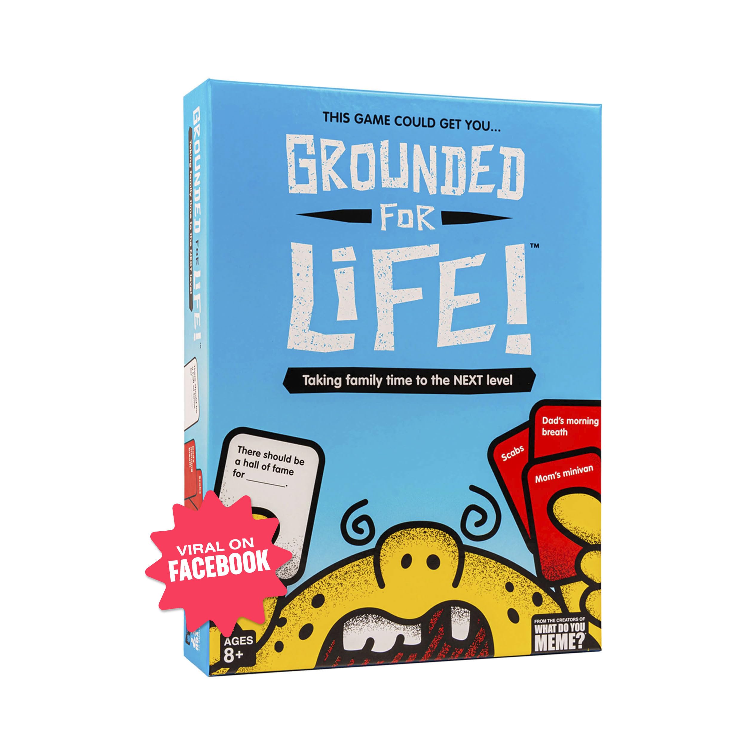 WHAT DO YOU MEME? Grounded for Life - The Ultimate Family Night Game - Family Card Games for Kids and Adults Family