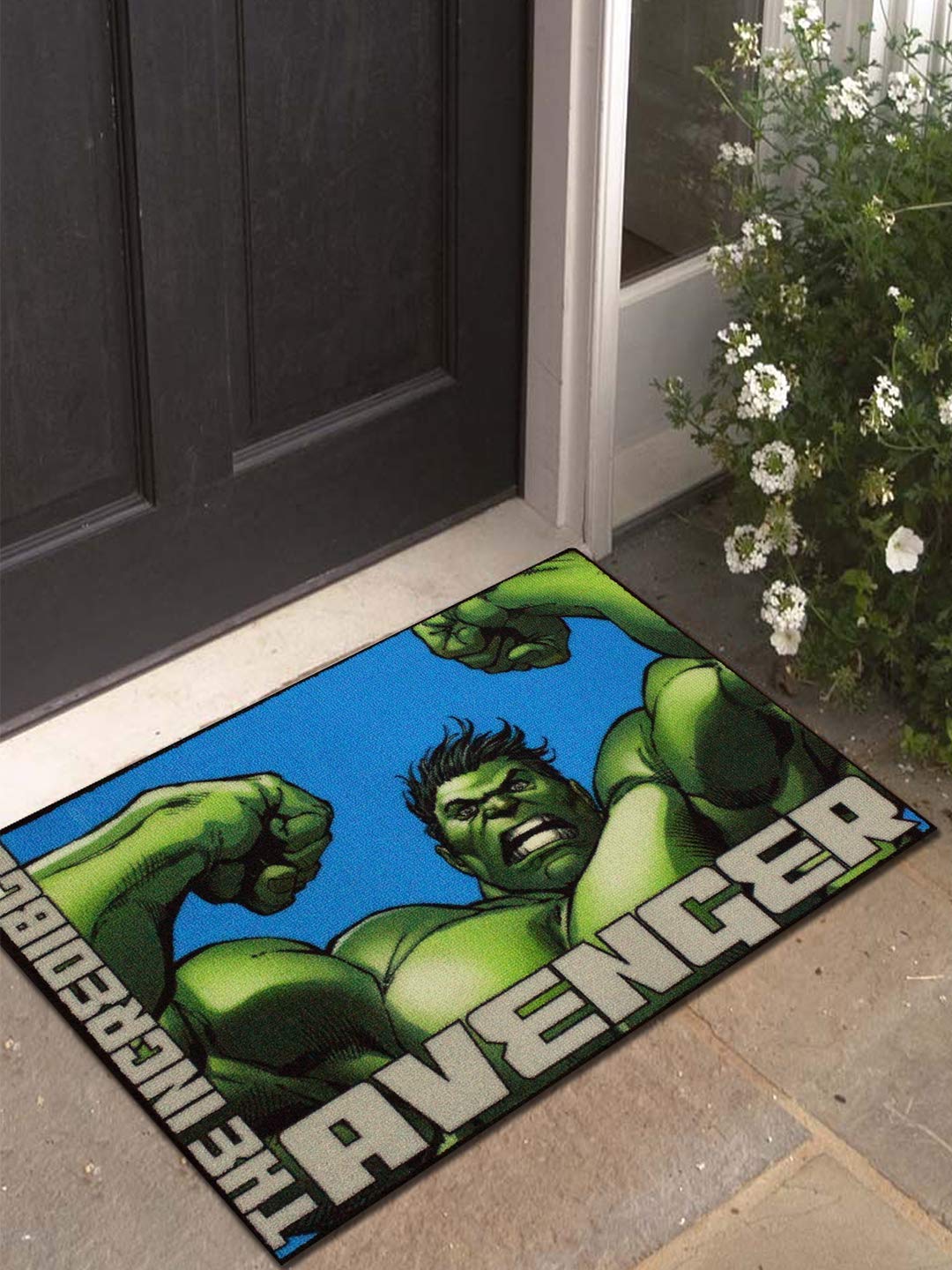 Athom TrendzMarvel Avengers Hulk Door Mat, Multicolour