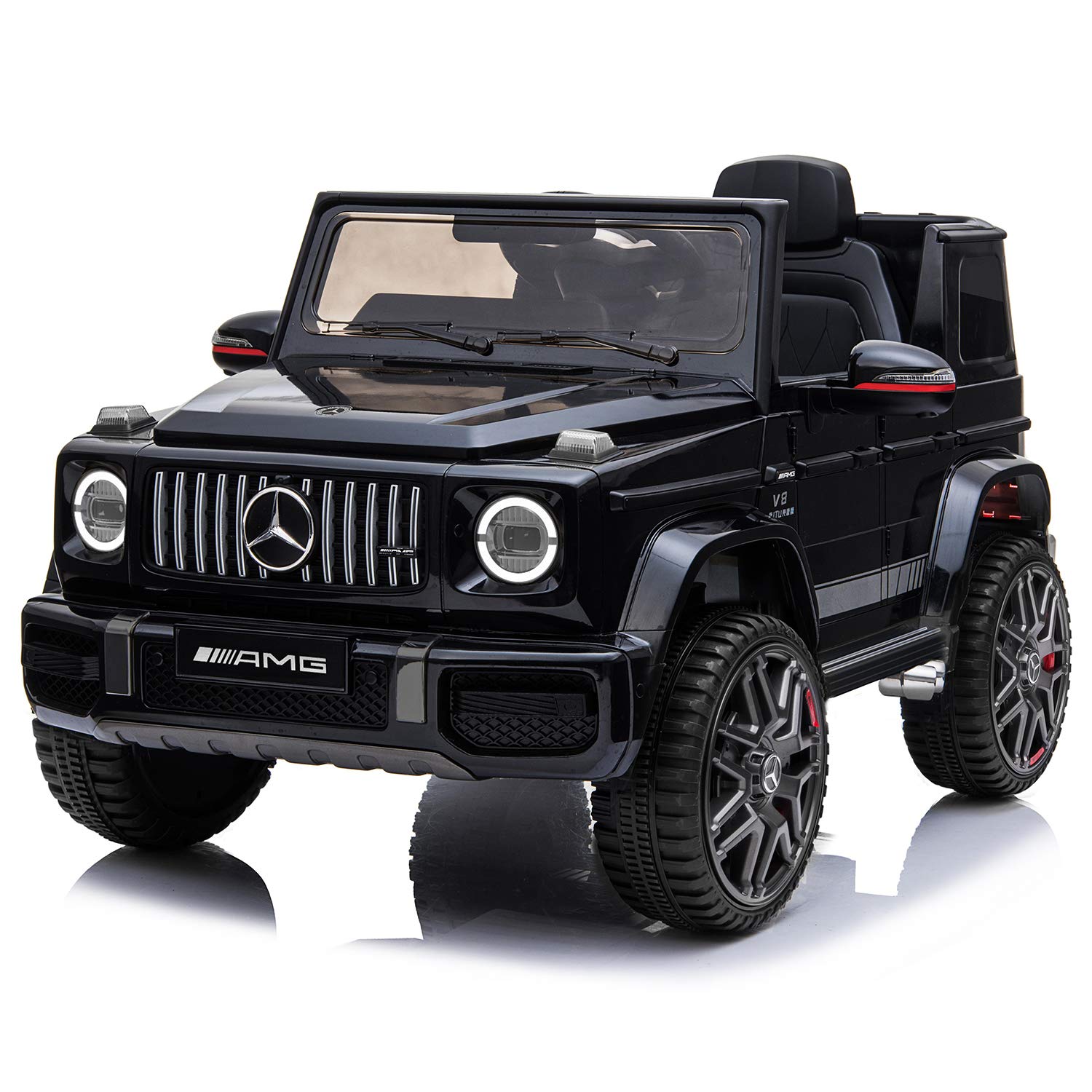 Dorsa Licensed Mercedes Benz AMG G63 12V Ride On Car with Remote Control for Kids, Black