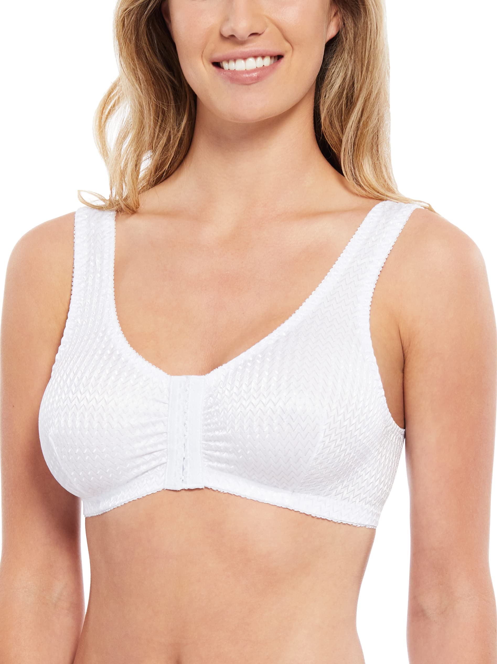 Carole Martin Full-Freedom Comfort Front Closure Bra for Women, Wireless