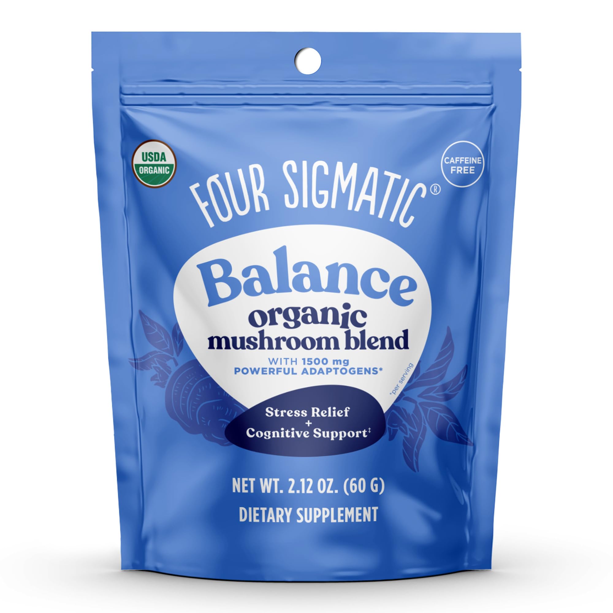 Four Sigmatic, Adaptogen Blend Mix, Balance, 2.12 oz (60 g)