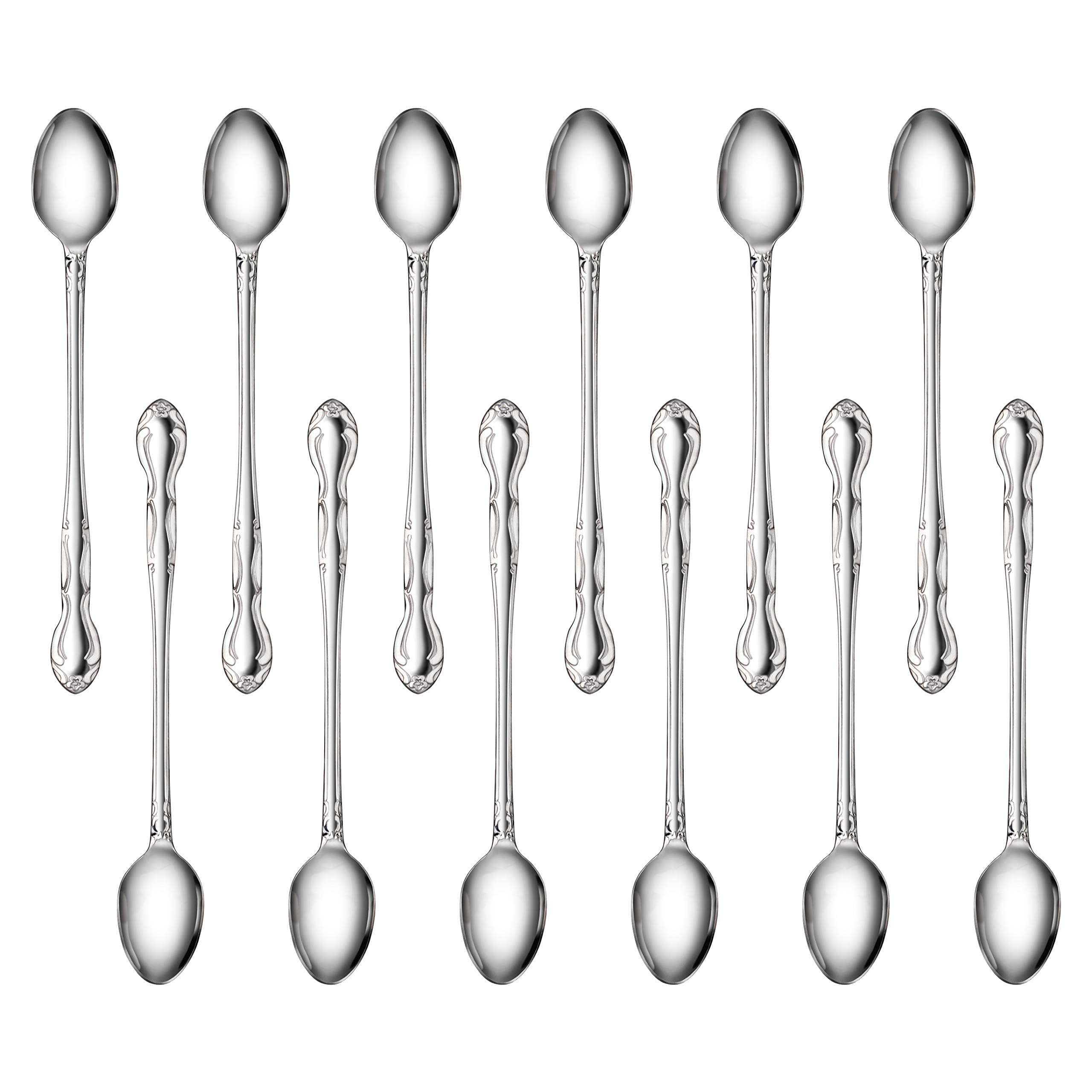 Rose pattern flatware