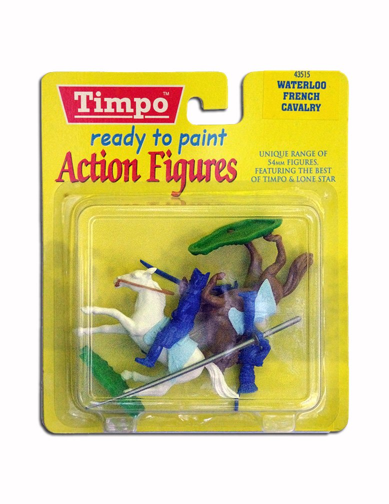 TOYWAY - TIMPO - French Cavalry at Waterloo: Officer & Lancer on Horseback in 54mm - Mint in the Package