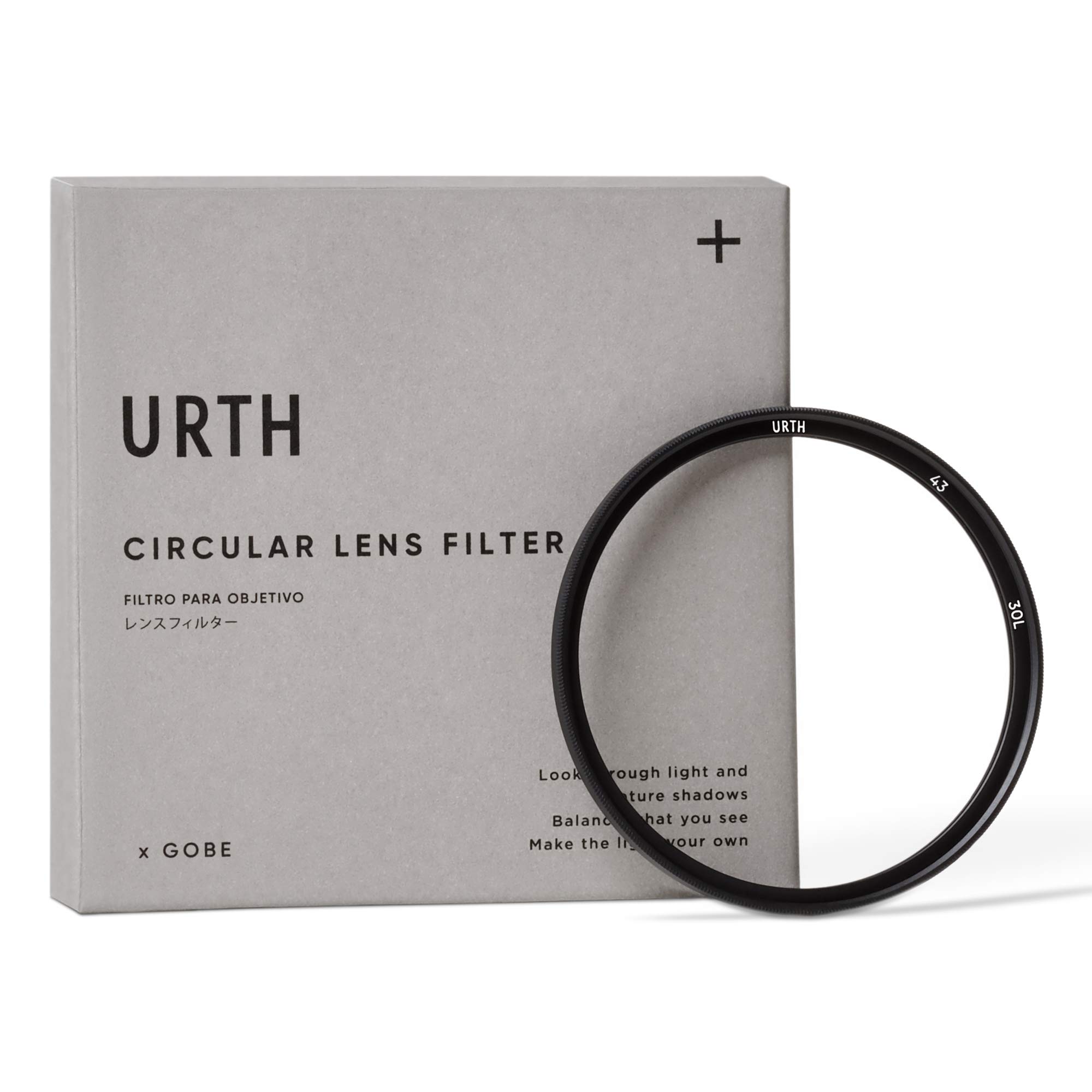 Urth 43mm UV Lens Filter (Plus+) - Ultra-Slim, 30-Layer Nano-Coated UV Camera Lens Protection