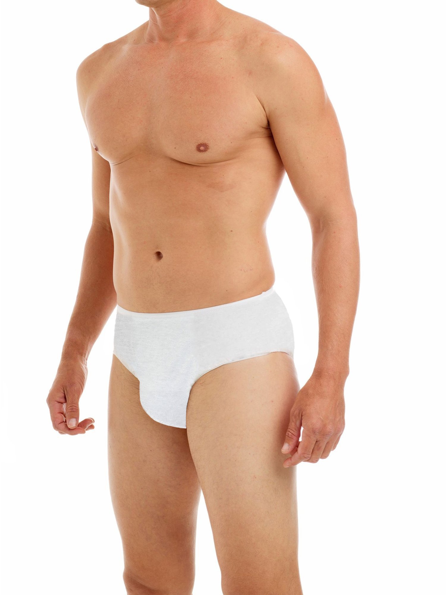 Underworks20-Pack Mens Disposable 100% Cotton Underwear - For Travel- Hospital Stays- Emergencies 468