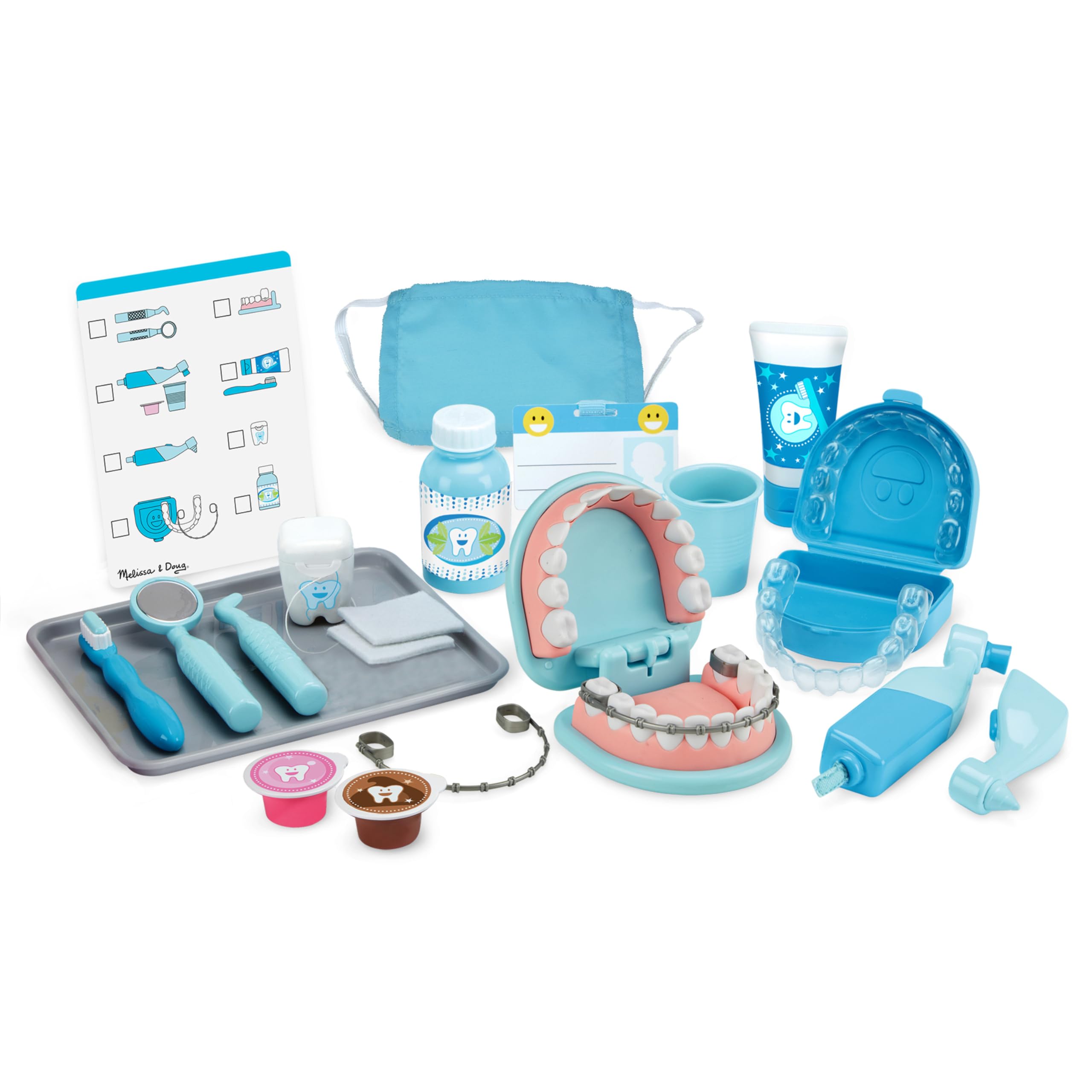 Melissa & DougSuper Smile Dentist Kit for Kids Role Play Toys for 3+ Year Old Girls | Dentist Toys for Kids | Educational Toys for 3 Year Old Boys | Kids Dentist Playset | Montessori Kids Toys Age 3