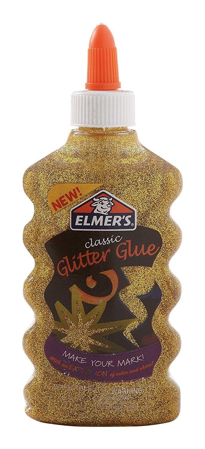 Elmer'sLiquid Glitter Gold Washable Glue 6 Ounces