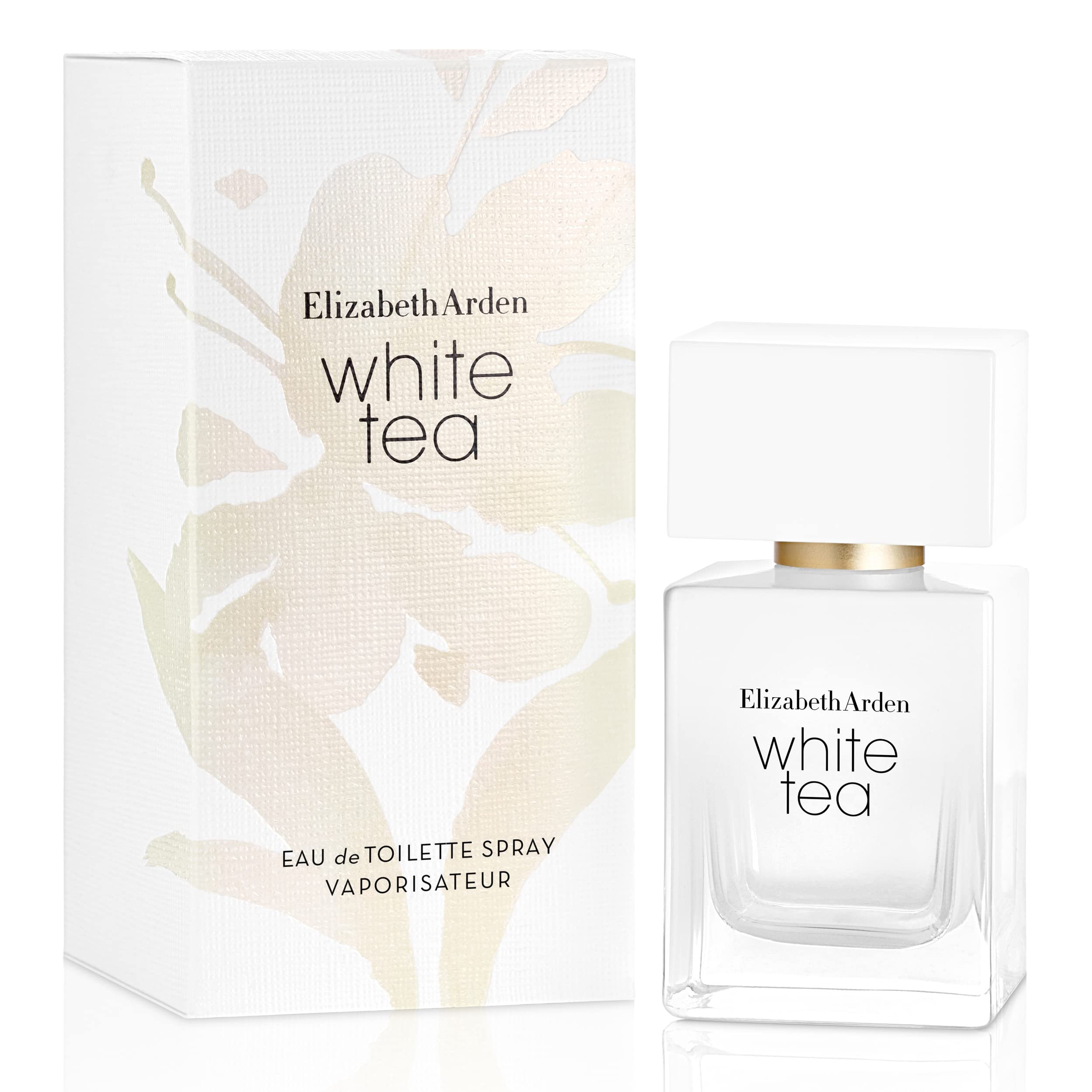 Elizabeth Arden White Tea Women's Perfume Spray, Gift for Her, Fragrance Gift for Women, Eau De Toilette Spray, Floral Woody Scent