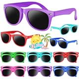 Kids Sunglasses Party Favors&comma; 12 Pack Sunglasses Bulk for Kids with UV400 Protection in Bulk for Boys and Girls&comma; Great Gift for Birthday Graduation Party Supplies&comma; Beach&comma; Pool Party Favors&comma; Fun Gift