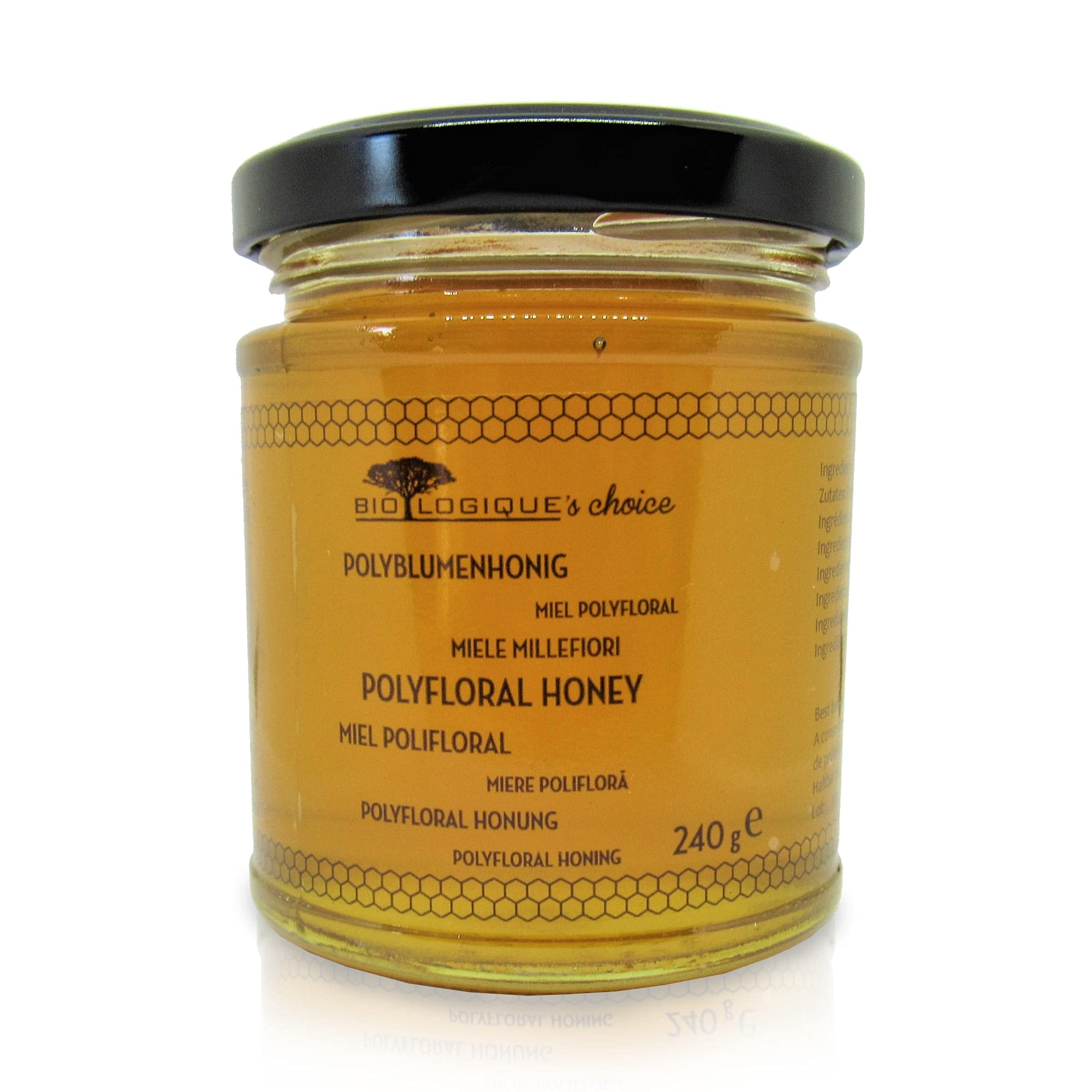 Premium Wildflower Honey - Creamy Spreadable A Fine And Refined Texture | Pure, Natural And Tasty Polyfloral Honey For Adults And Kids – 240 g