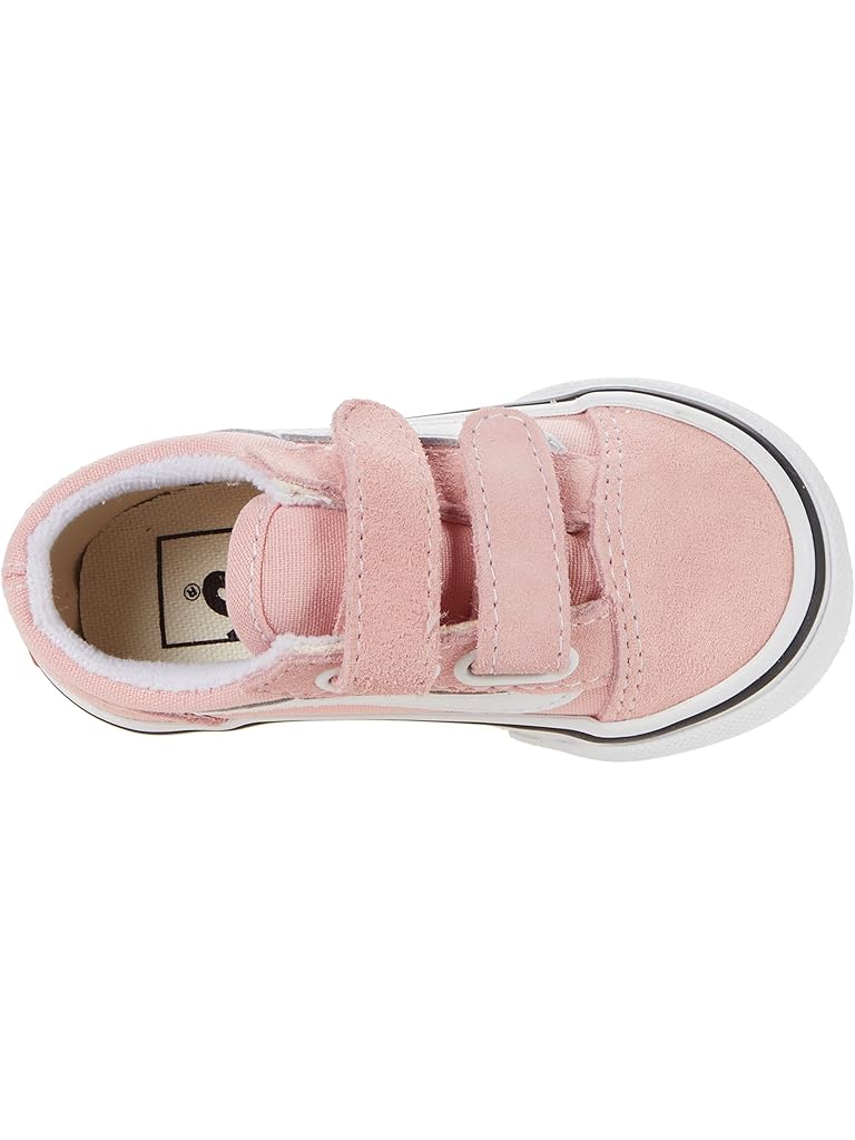 Pink Vans Kids Old Skool V (Infant/Toddler)