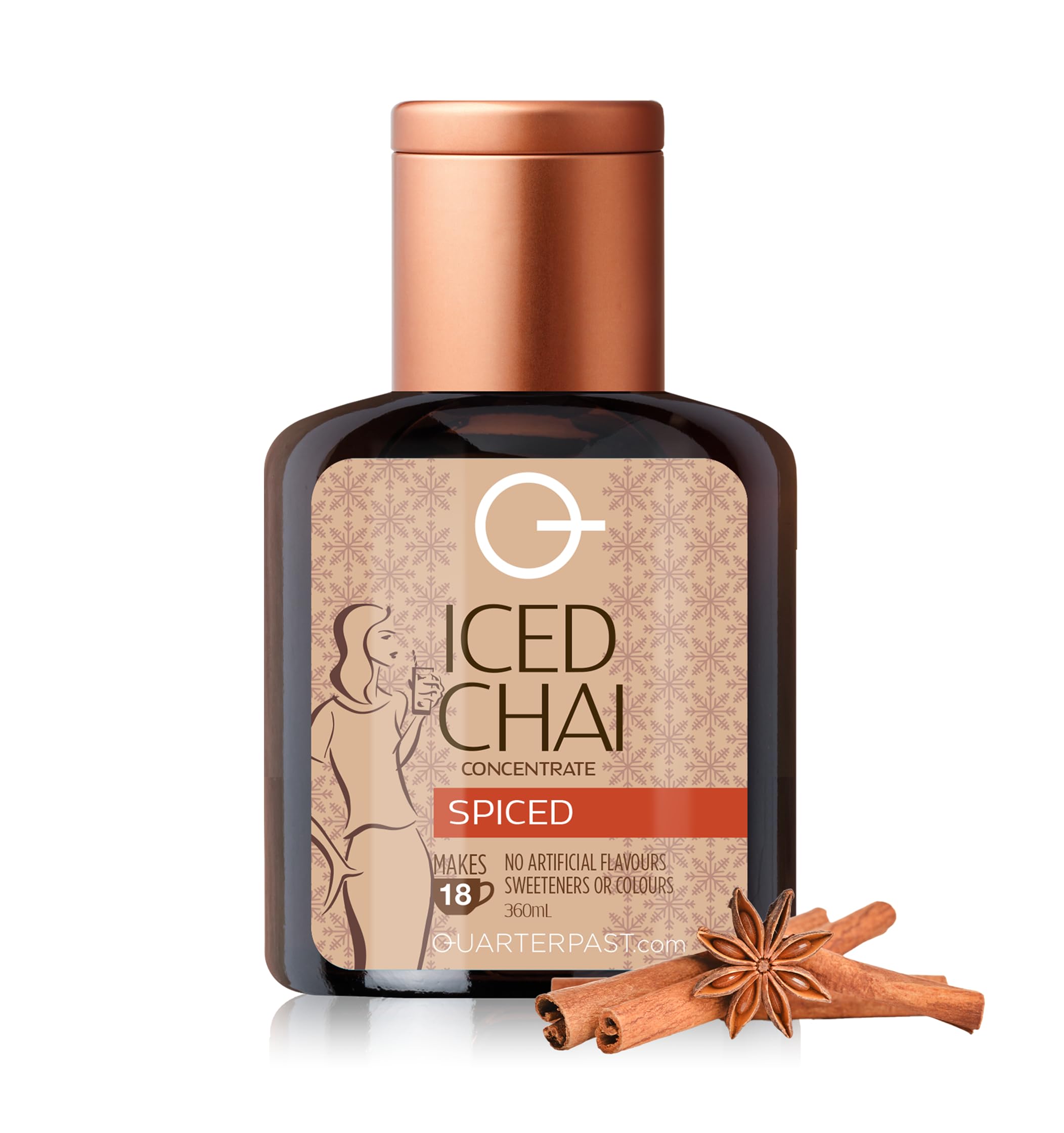 QuarterpastIced Spiced Chai Concentrate - 360ml