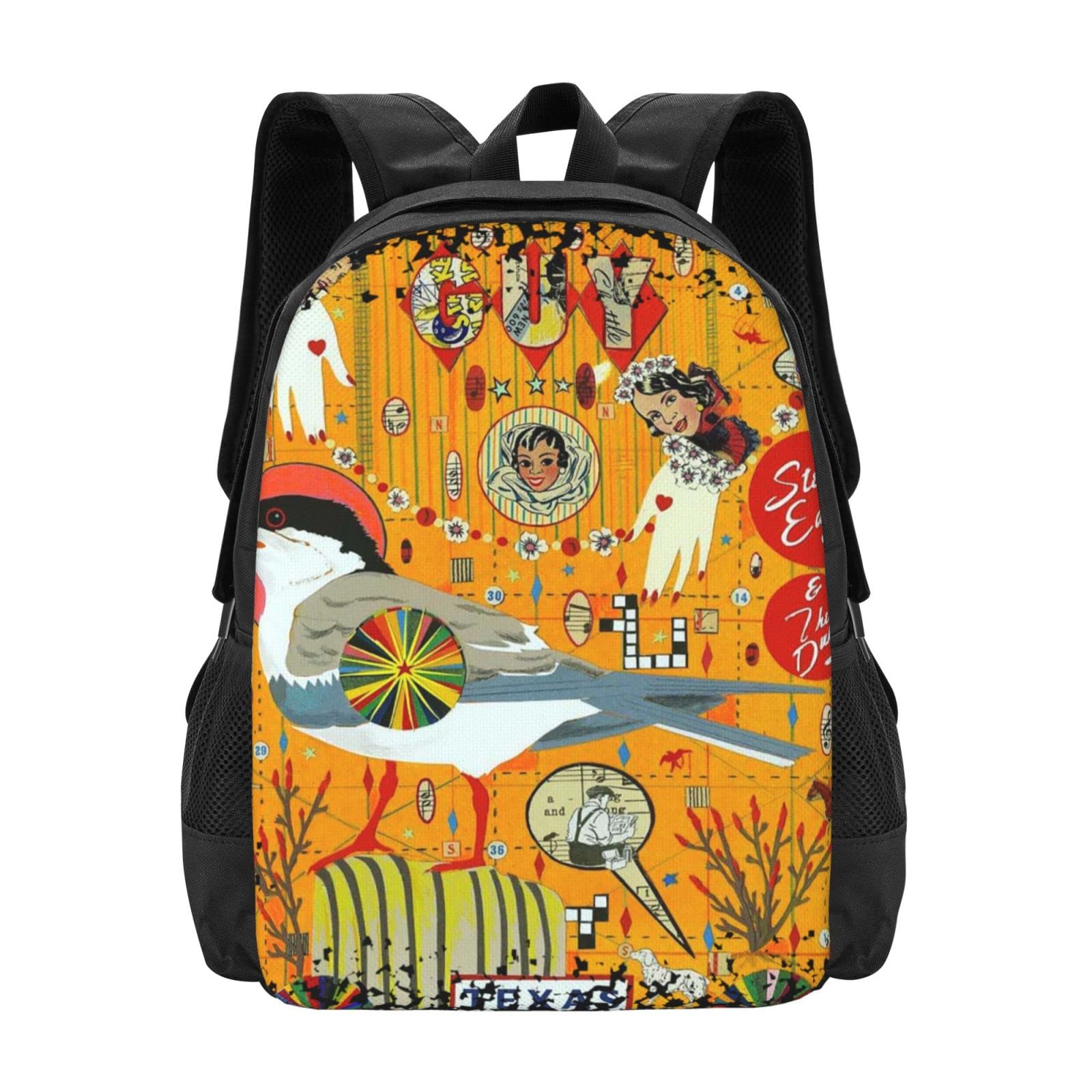 Steve Earle Backpacks School Bookbag Sports High School Middle School Bag Lightweight Travel Casual Daypack Laptop Backpacks For Men Women