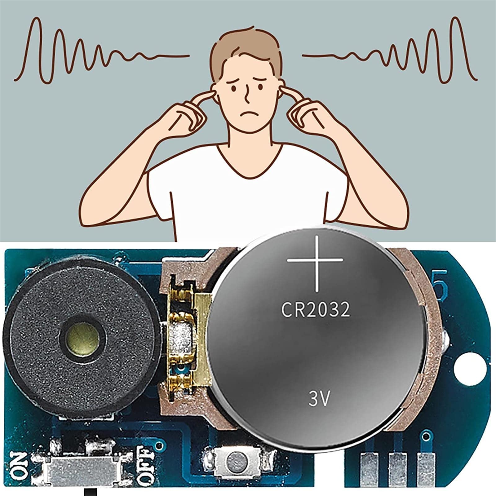 Qianderer Pranks for Adults, Hidden Annoying Pranks Mini PCB Stimulate Noise Maker,Annoying Beeper Funny Office Prank for Adults (1PC)