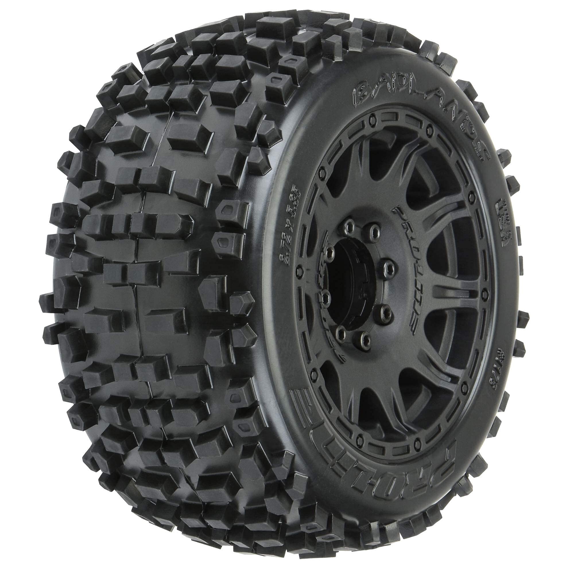 Pro-line RacingBadlands 3.8 MTD Raid 8x32 Wheels 17mm MT F/R PRO117810 RC Tire