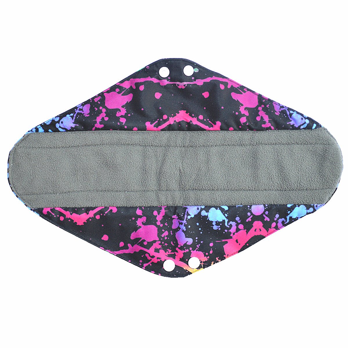 14 Inch Overnight Charcoal Bamboo Mama Cloth/ Menstrual Pads/ Reusable Sanitary Pads (Ink)