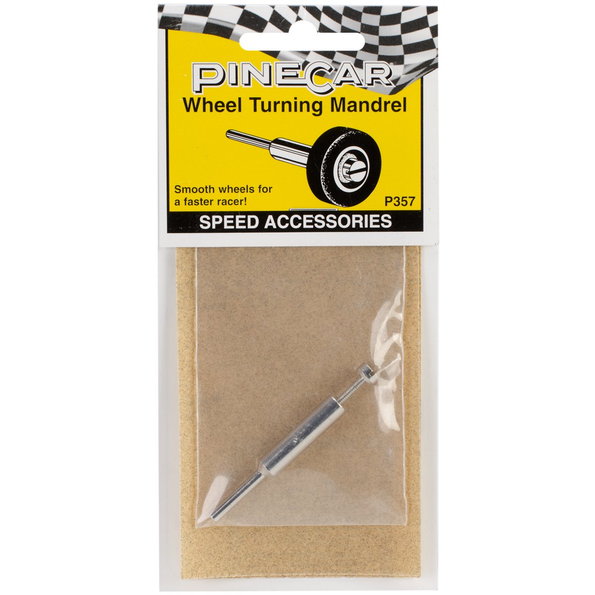 Woodland Scenics Pine Car Derby Speed Accessories, Wheel Turning Mandrel