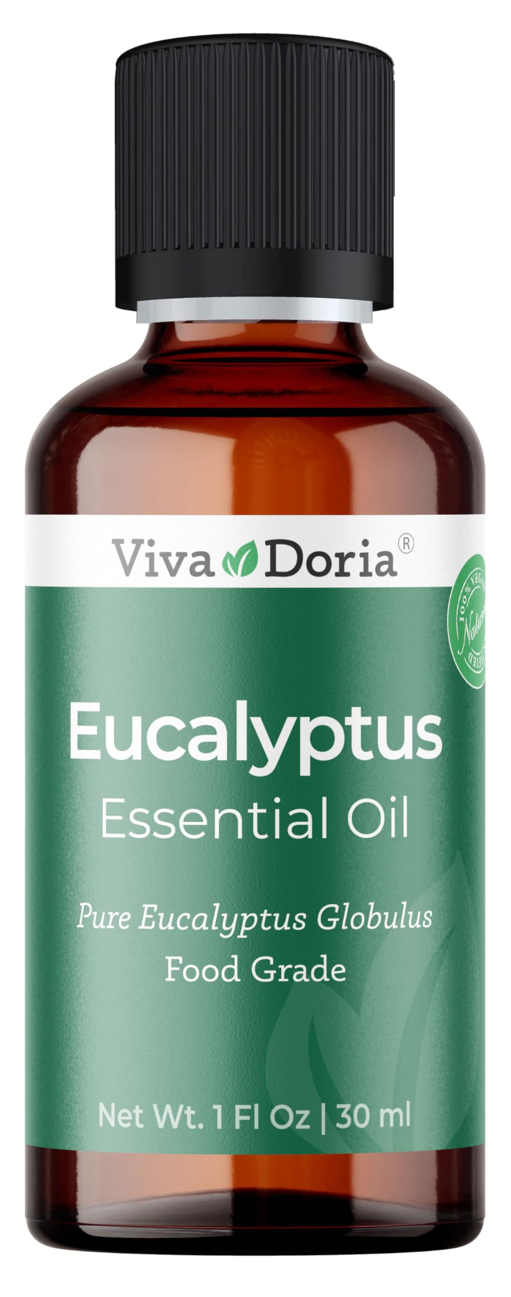 Viva Doria 100% Pure Eucalyptus Globulus Essential Oil, Undiluted, Food Grade, 1 Fl Oz (30 mL)