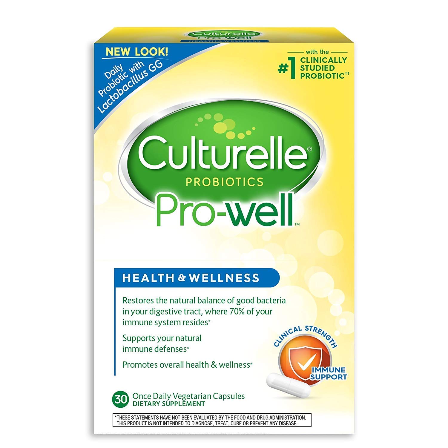 Culturelle W/lactobacillus GG, 30-Count Package