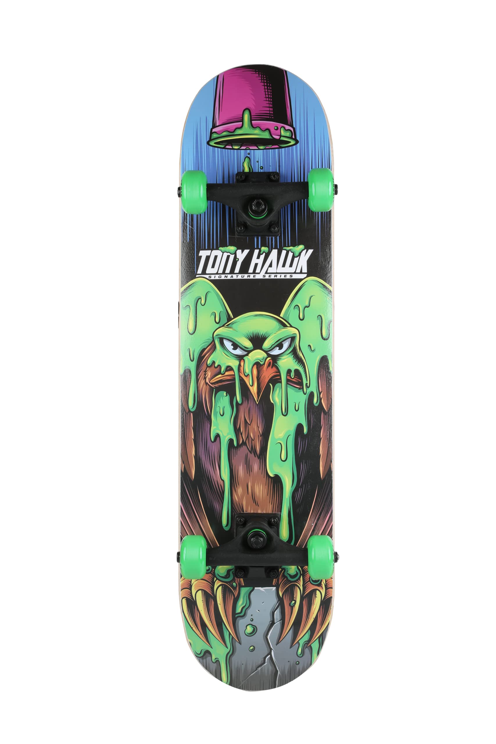 Tony Hawk 31" Skateboard - Signature Series Skateboard with Pro Trucks, Full Grip Tape, 9-Ply Maple Deck, Ideal for All Experience Levels