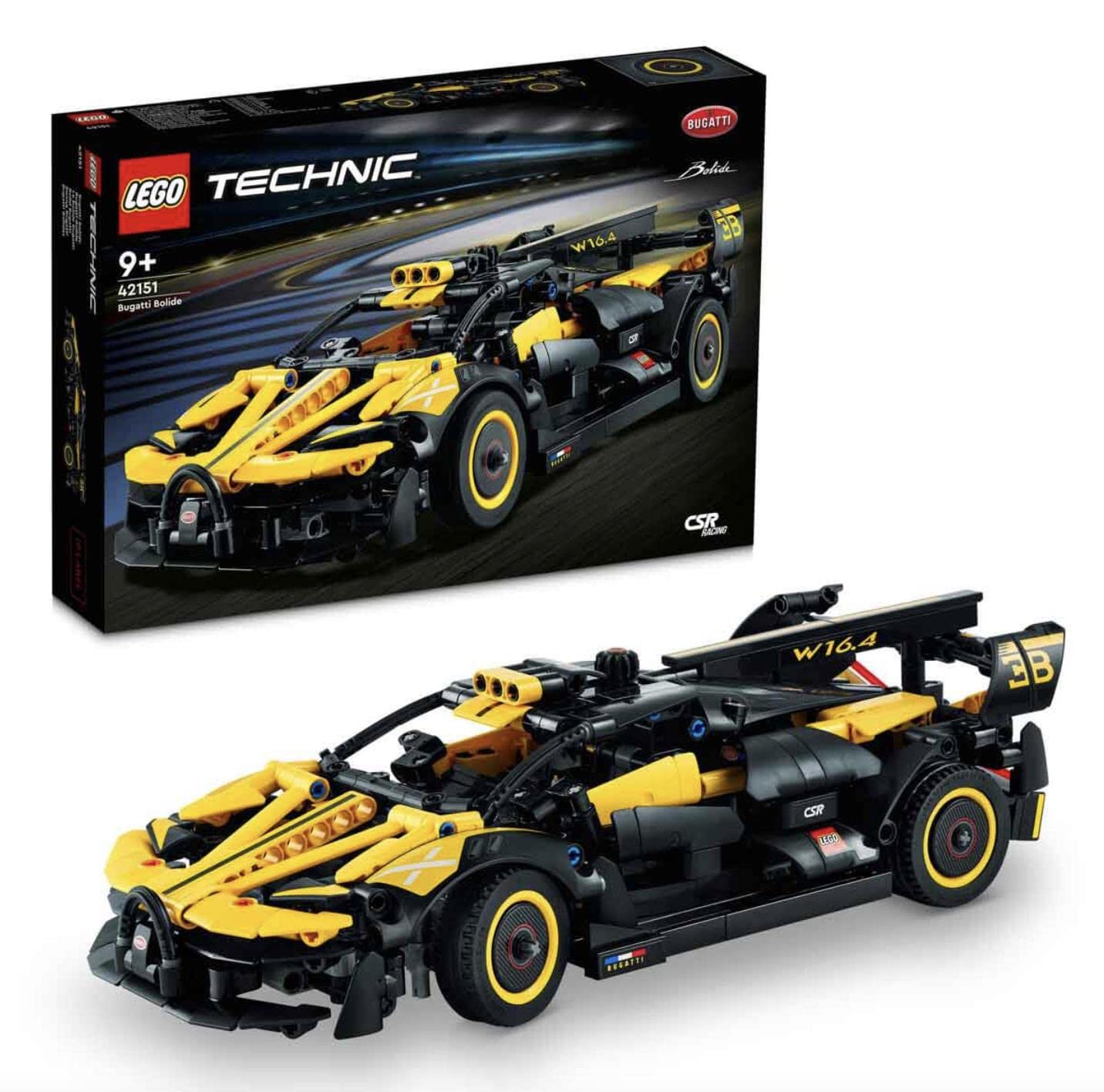 LEGO42151 Technic Bugatti Car Toy Car Racing Model Car Collectible Iconic Vehicles from 9 Years Old