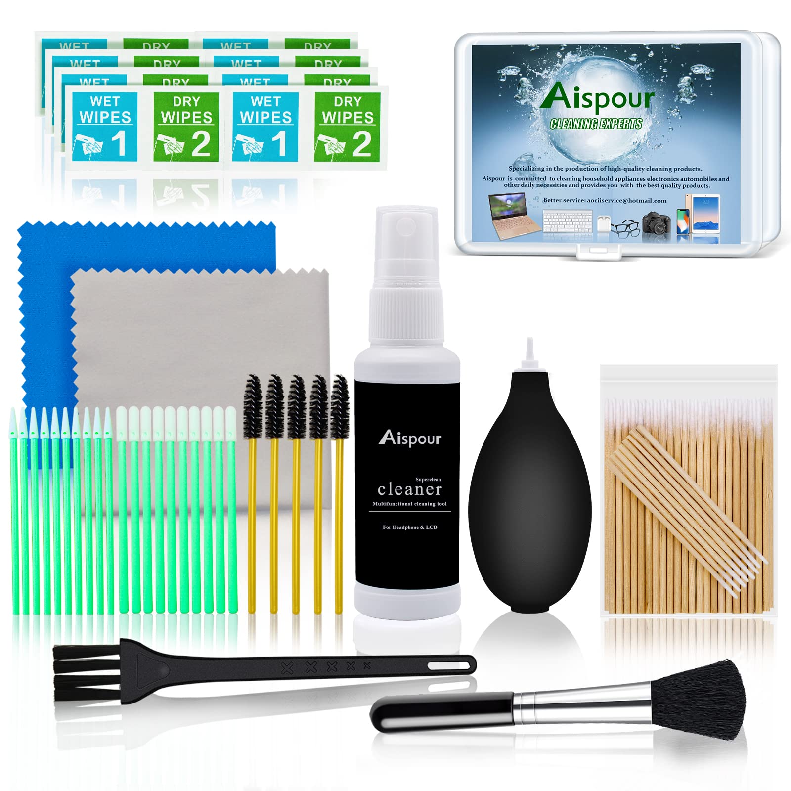 Phone Cleaning Kit, phone screen cleaner, Cleaning Kit for iPhone Cell Phone Airpod, Cleaner Kit for iPhone Speaker Charging Port Cleaning Tool, Electronics Cleaning kit for Laptop USB C Lightning