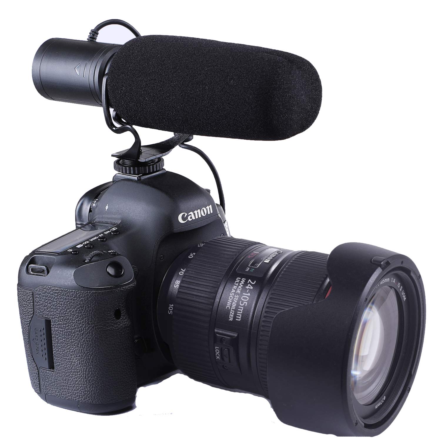 Nicama SGM5 Cardioid Condenser Interview Shotgun Microphone for DSLR Camera Nikon Canon Sony Mirrorless Camera DV Camcorder