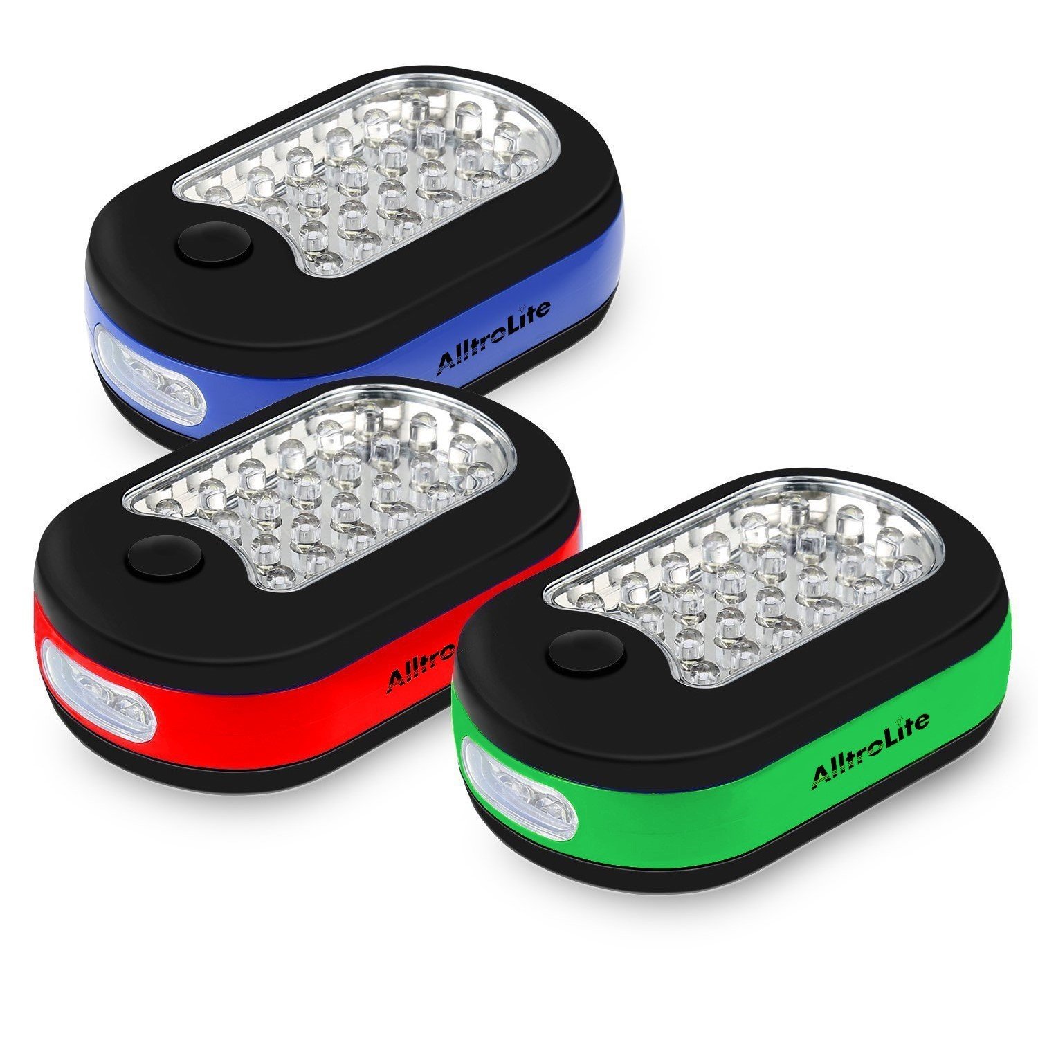 AlltroLite 3x 27 LED Compact Work Light Magnetic W/hook - 3 Pack