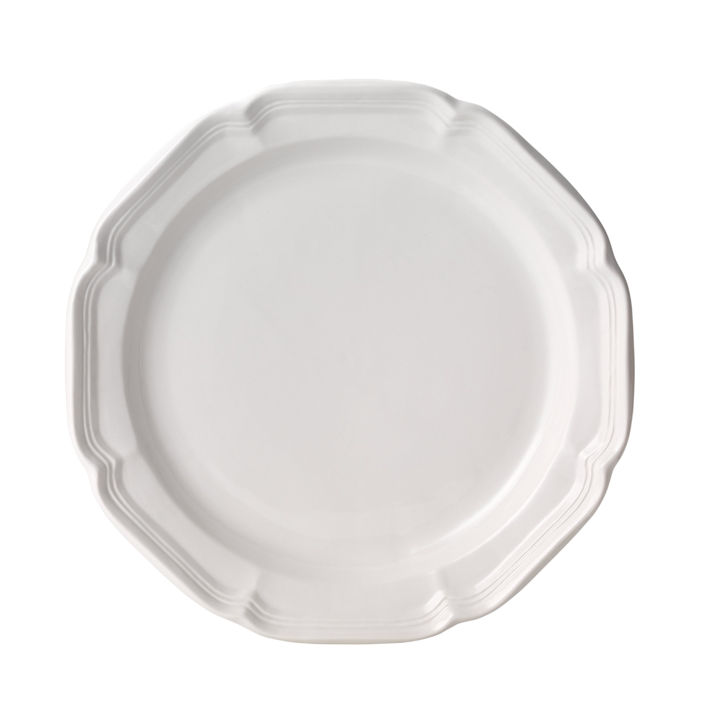 MikasaFrench Countryside Dinner Plate, White, 10.75-Inch - F9000-201