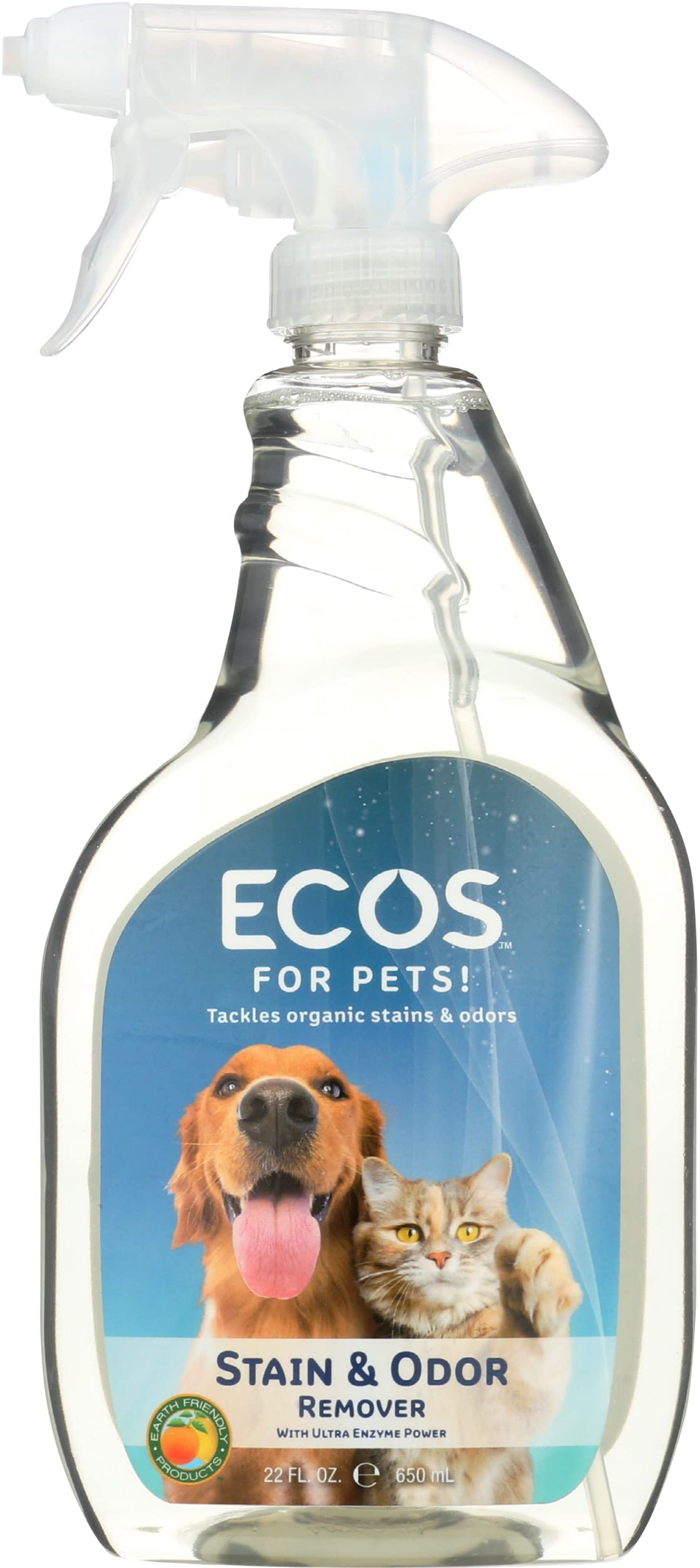 EARTH FRIENDLY Ecos, Odor Remover Pet, 22 Fl Oz