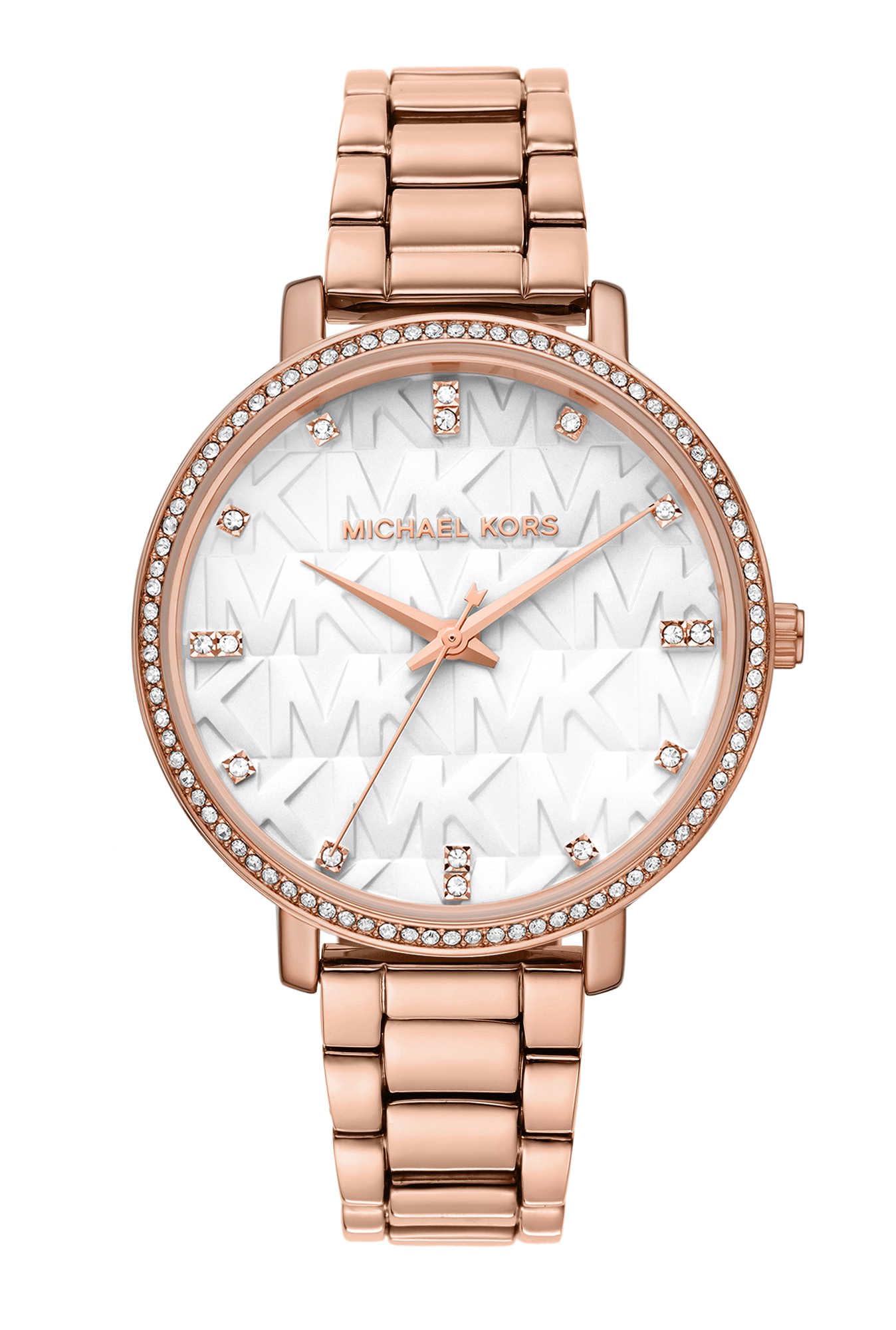 Michael KorsAnalog White Dial Women's Alloy Watch-Mk4594