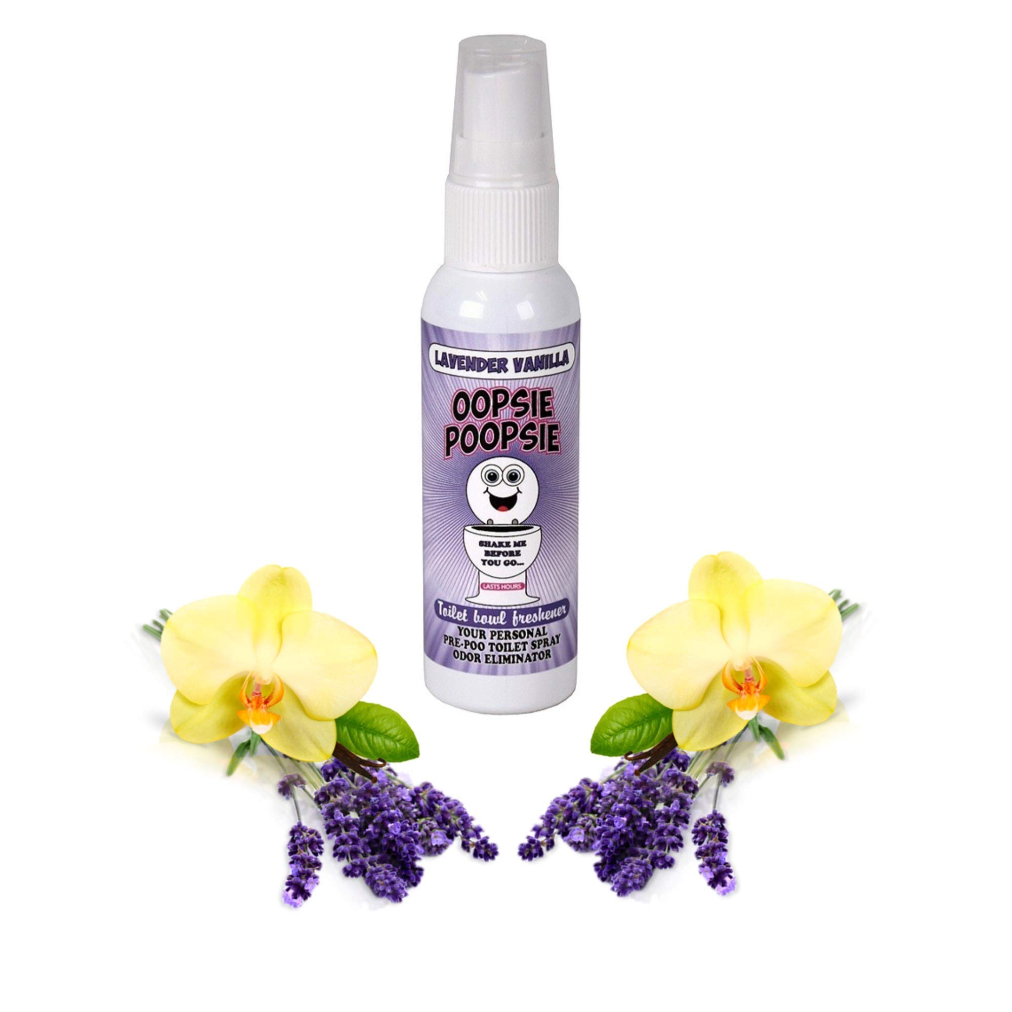 Lavender Vanilla Oopsie Poopsie Toilet Bowl Freshener 2 oz