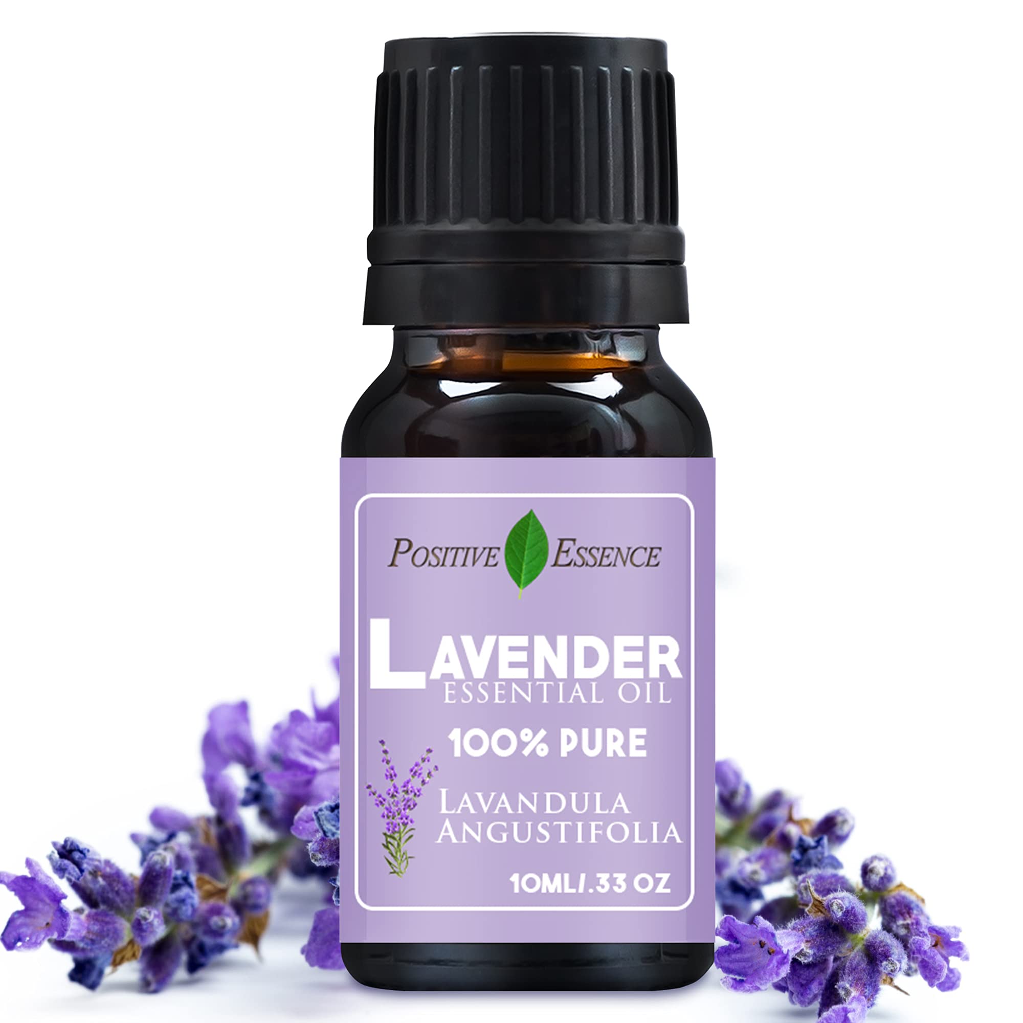 Lavender Essential Oil, 100% Pure, Undiluted, Natural, Premium Grade, Organic, Lavender Oil for Diffuser or Skin Products, 10ml 0.33 fl oz, Lavandula Angustifolia for Home Fragrance and Cosmetics