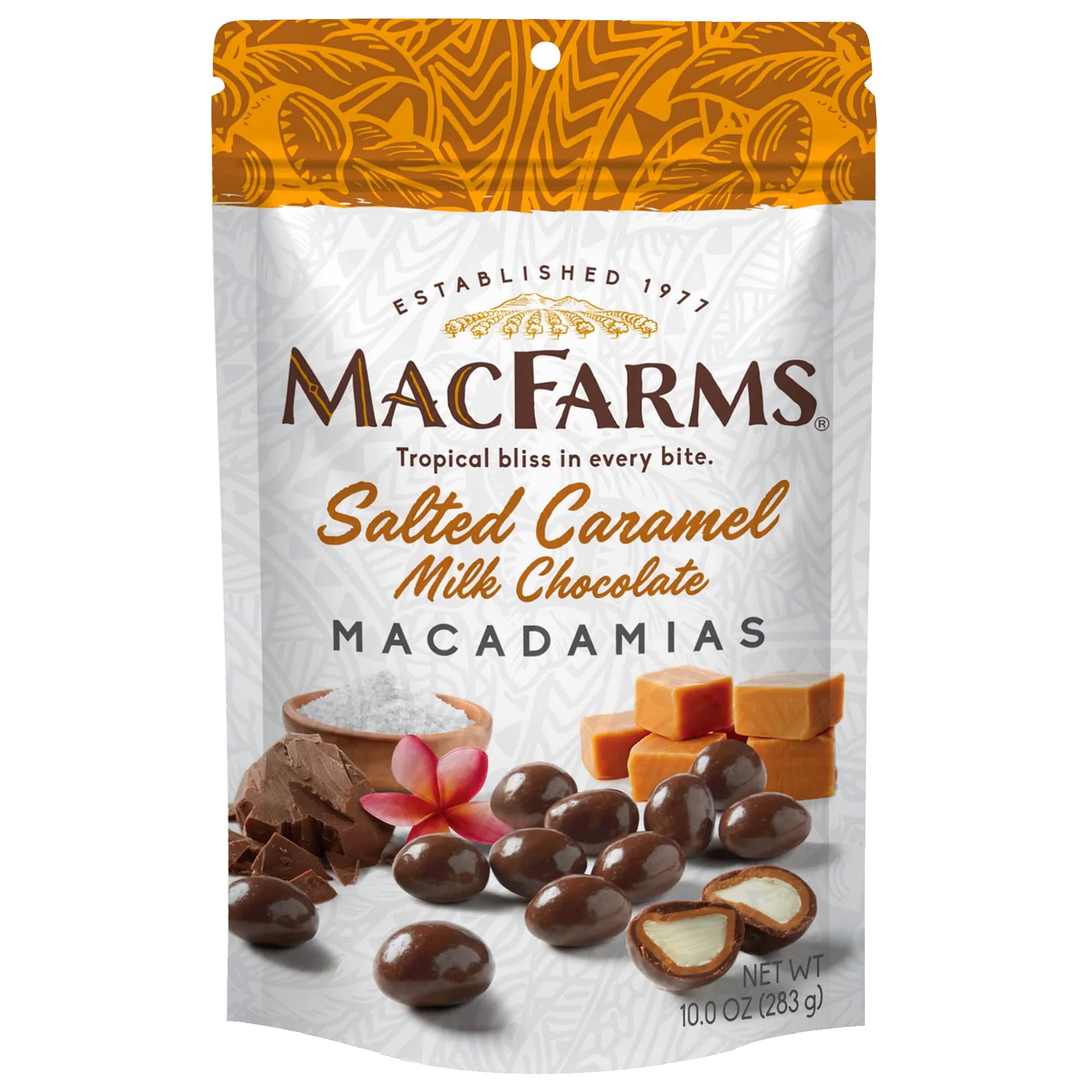 MacFarmsSalted Caramel Milk Chocolate Macadamia Nuts - 10 Oz