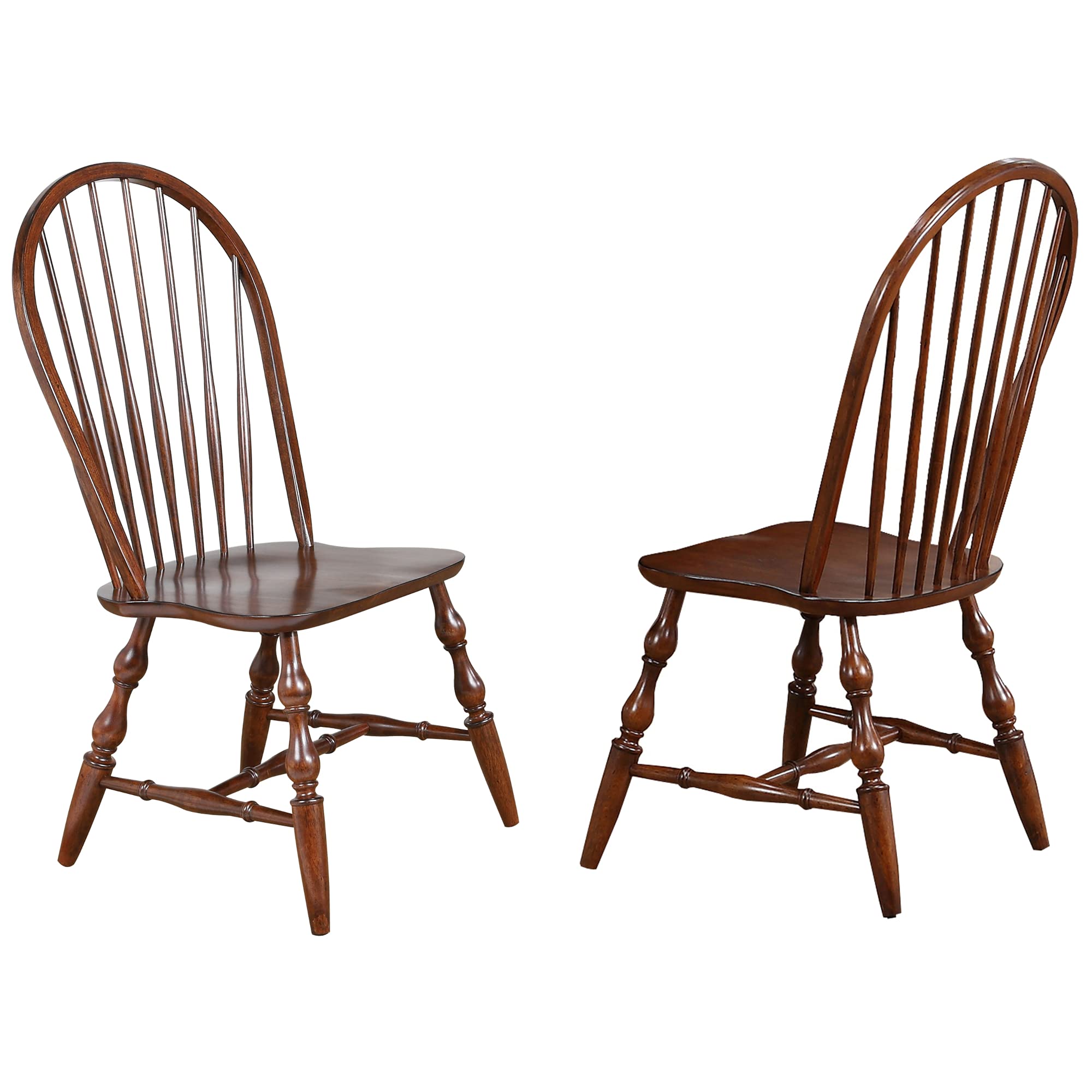 Sunset Trading Andrews Dining Chair, Distressed Chestnut Finish