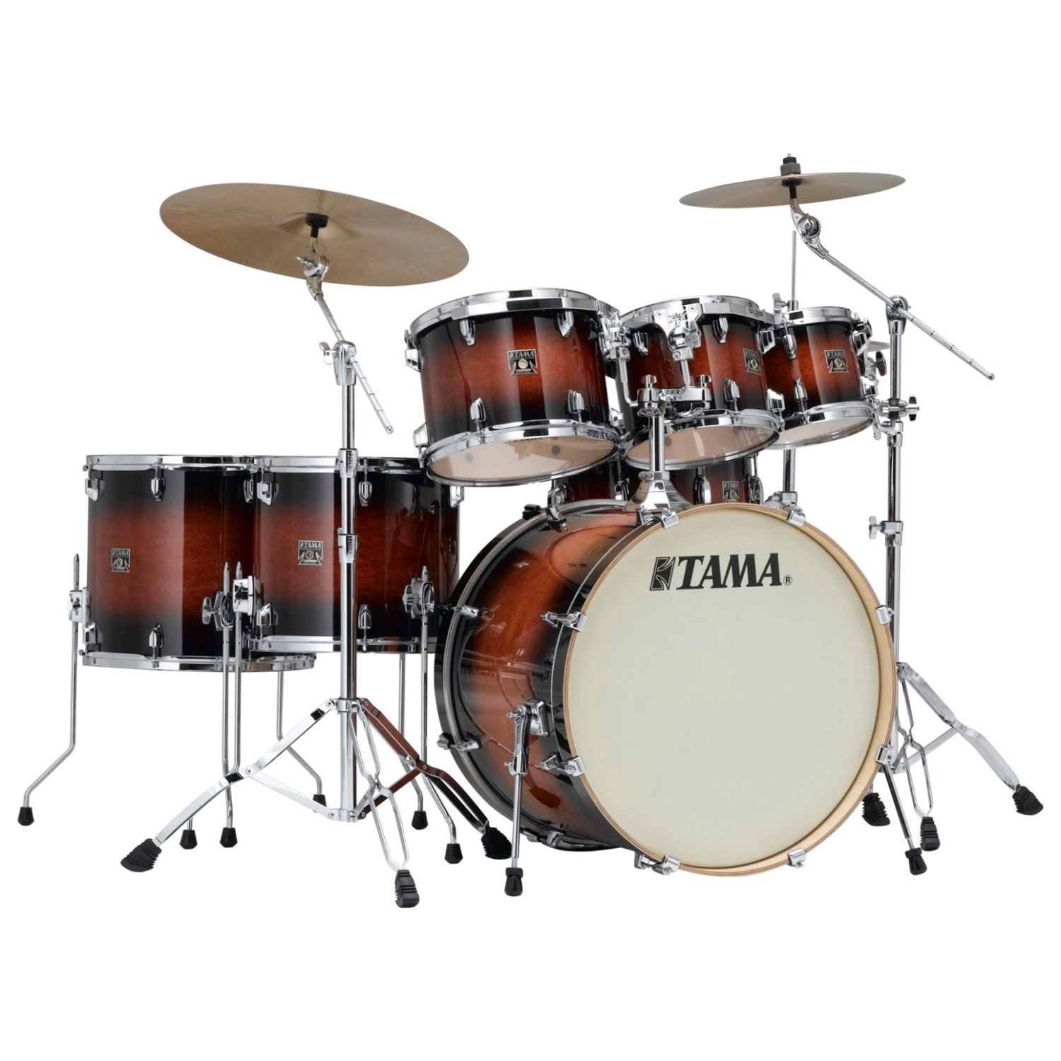 Tama Superstar Classic 7-Piece Shell Pack - Mahogany Burst Lacquer