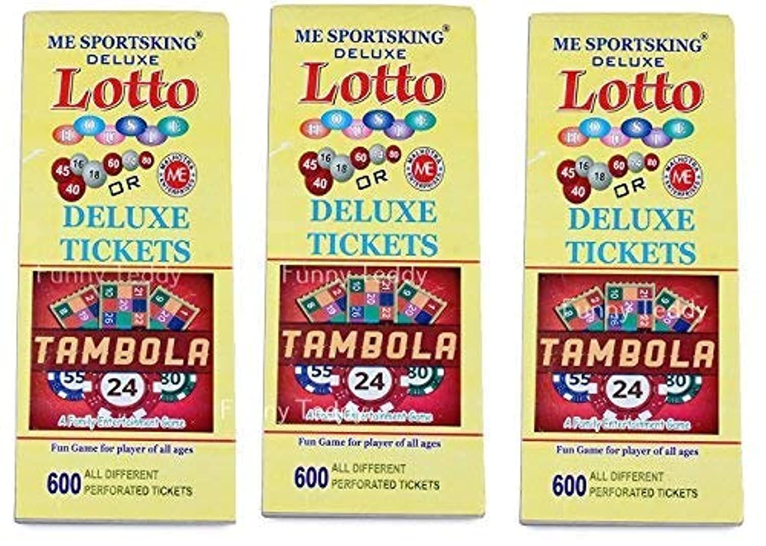 F Teddy Tambola Tickets (600)