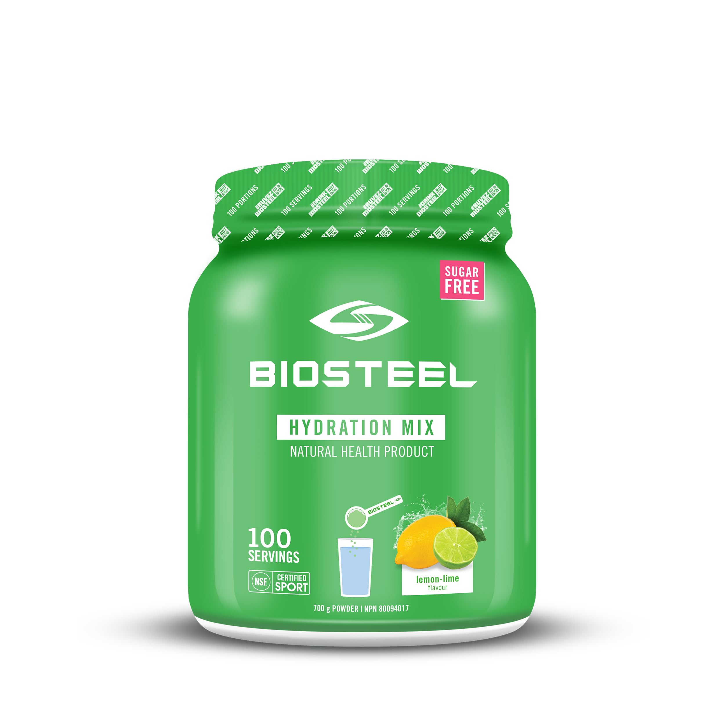 BioSteel Hydration Mix, Lemon Lime, 700 g