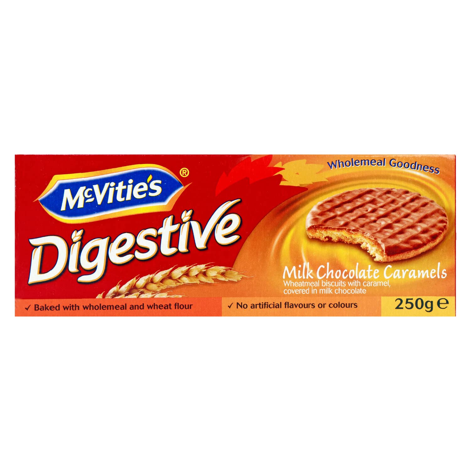 Mcvities Digestive Chocolate Caramels 250g