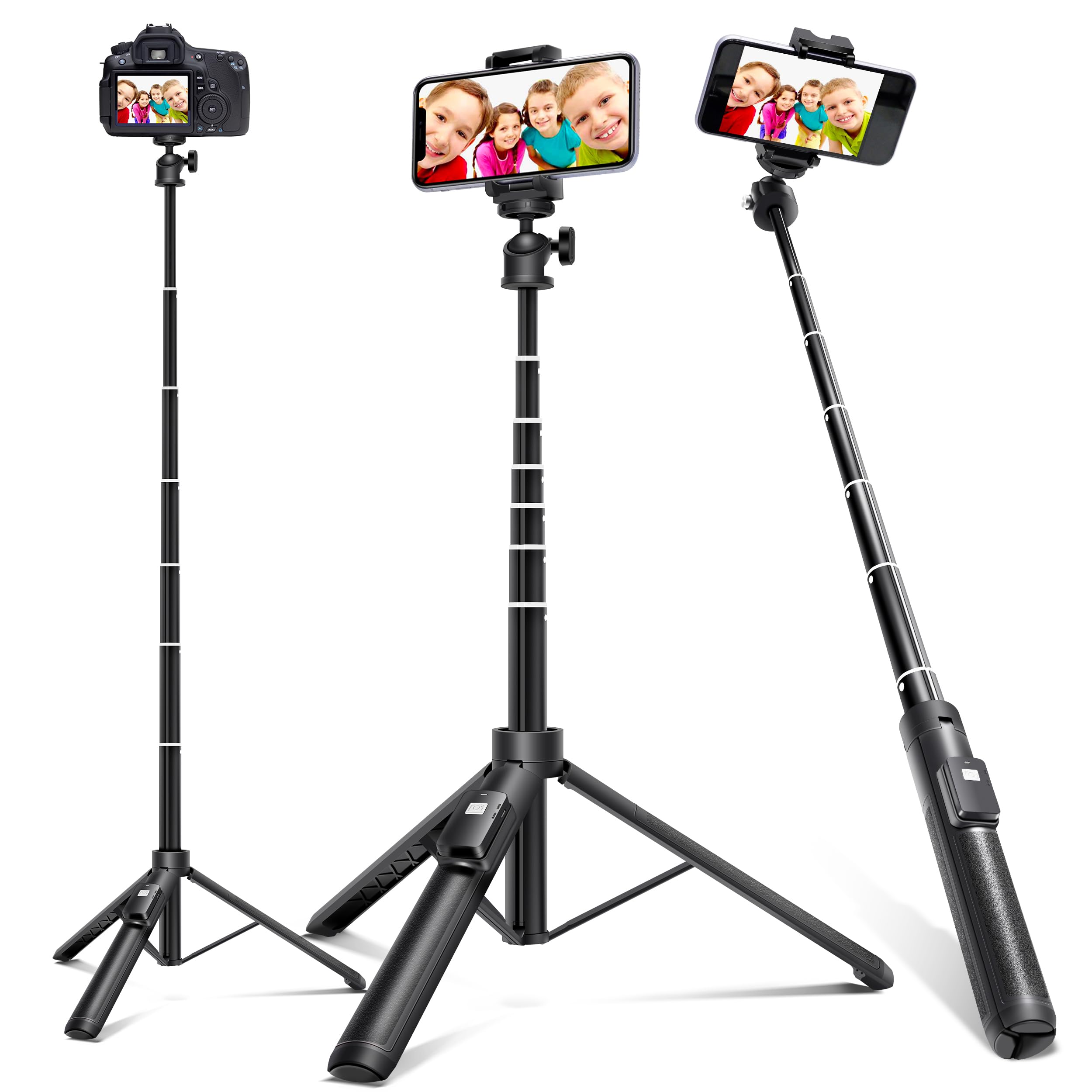 BZE Selfie Stick, 40 inch Extendable Selfie Stick Tripod,Phone Tripod with Wireless Remote Shutter Compatible with iPhone 12 11 pro Xs Max Xr X 8Plus 7, Android, Samsung Galaxy S20 S10,Gopro and More