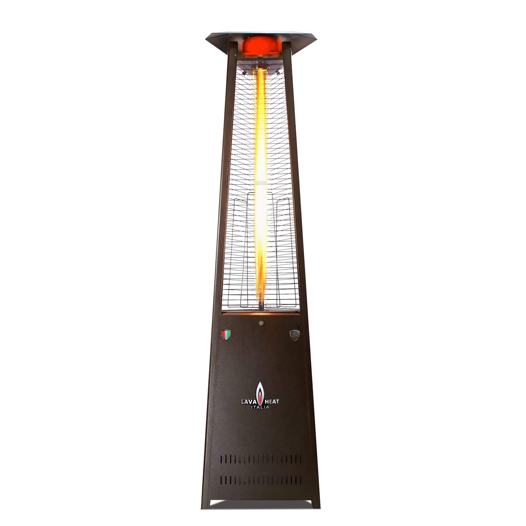 LITE KD A-LINE Patio Heater Triangle Commercial Flame Propane Heritage Bronze 56000 BTU AL8MPBK-22