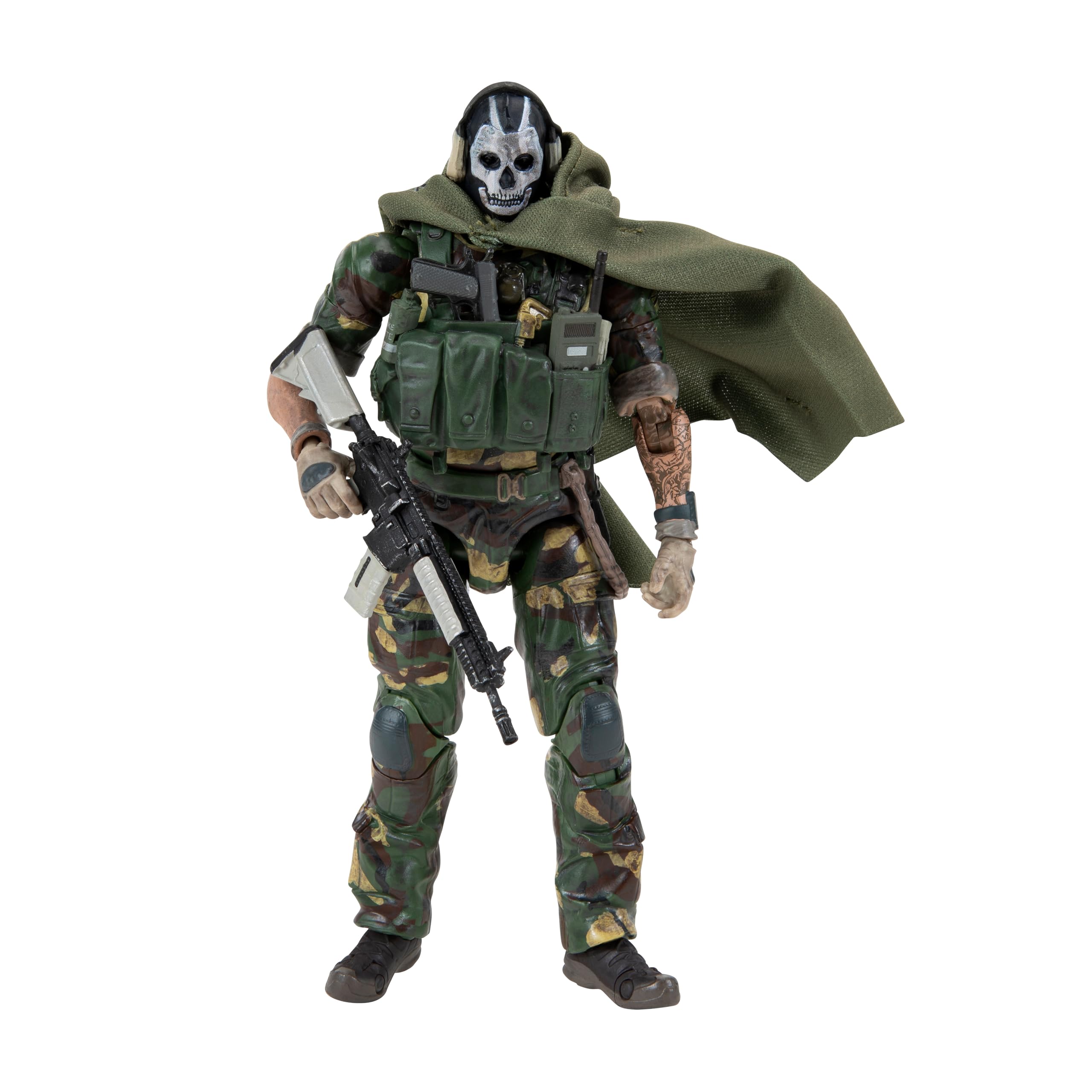 Call of Duty "Ghost (Mandible) - 6.5-inch Articulated Figure with Swappable Hands and Weapon Accessories