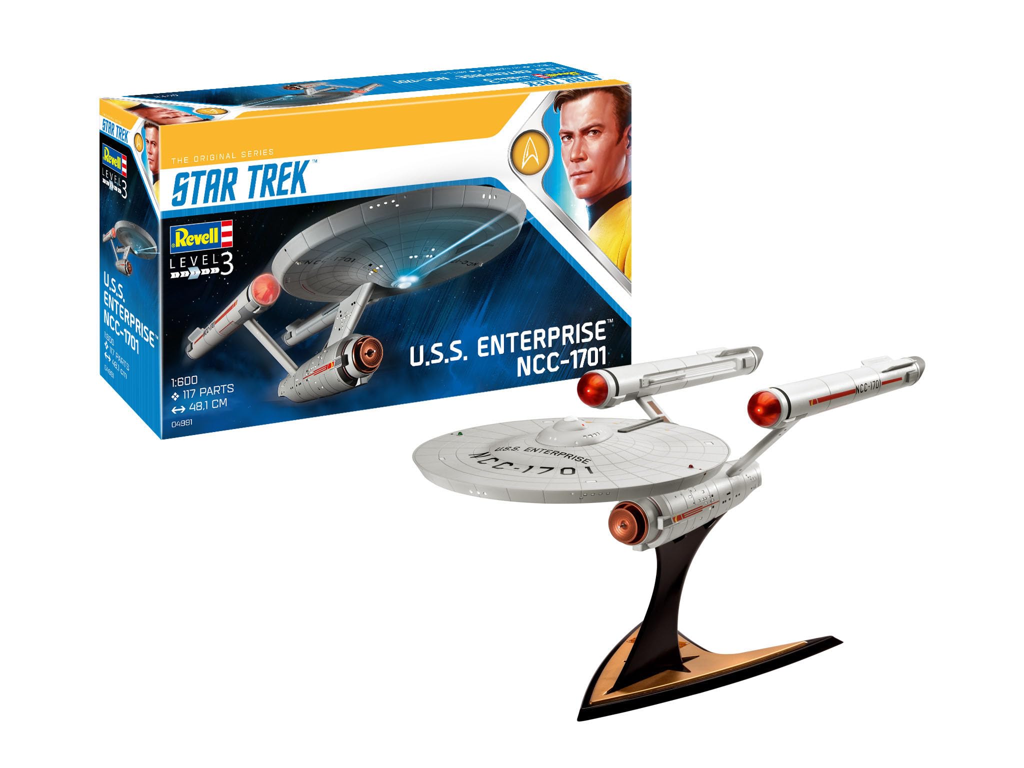 Revell 04991 Star Trek U.S.S. Enterprise NCC-1701 (TOS) 1:600 Scale Model Kit