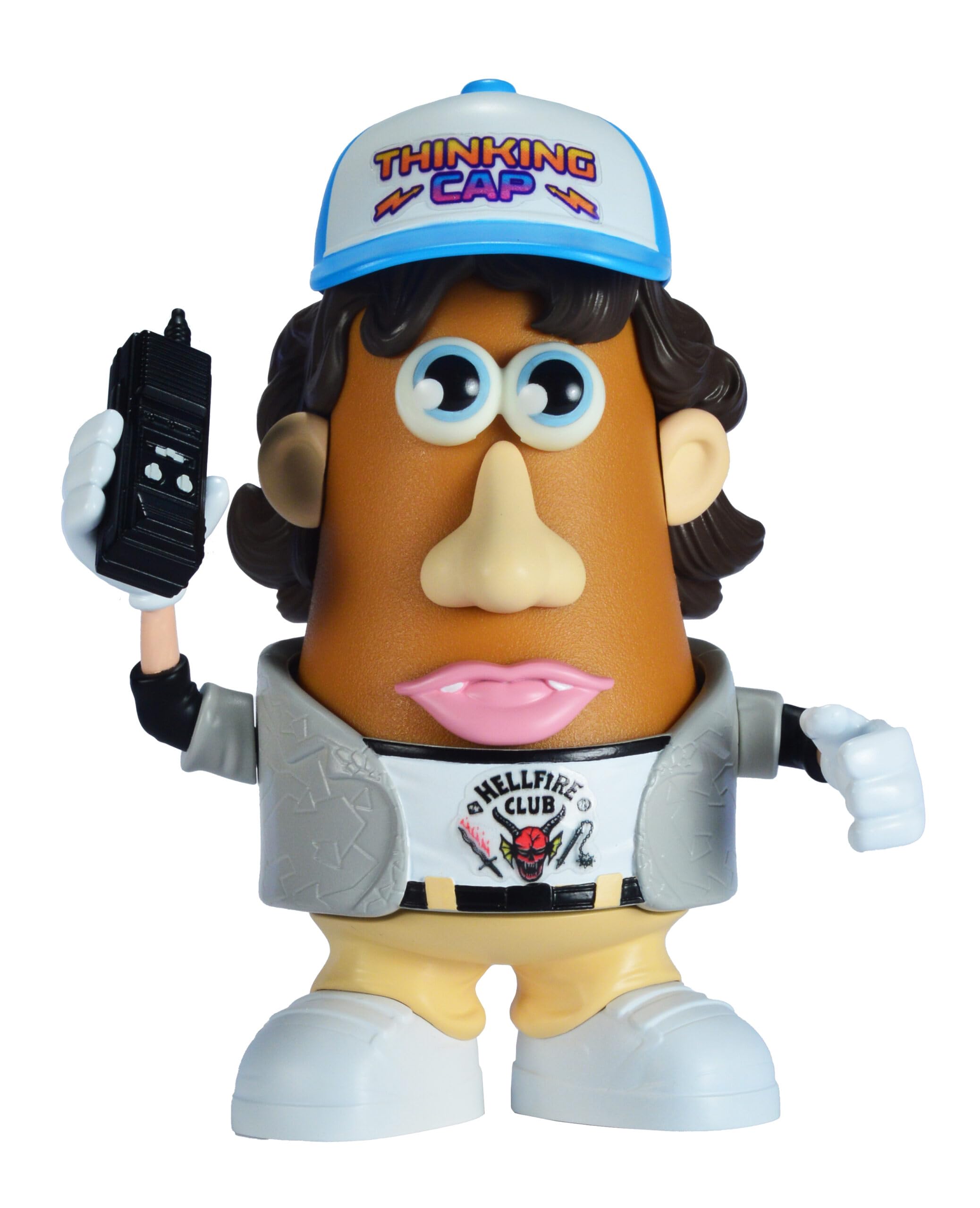 Poptaters Stranger Things Dustin - Includes 13 Removable, Interchangeable Facial and Body Parts Including one Surprise Potato Head Original Piece! Recommended for Ages 8 and up