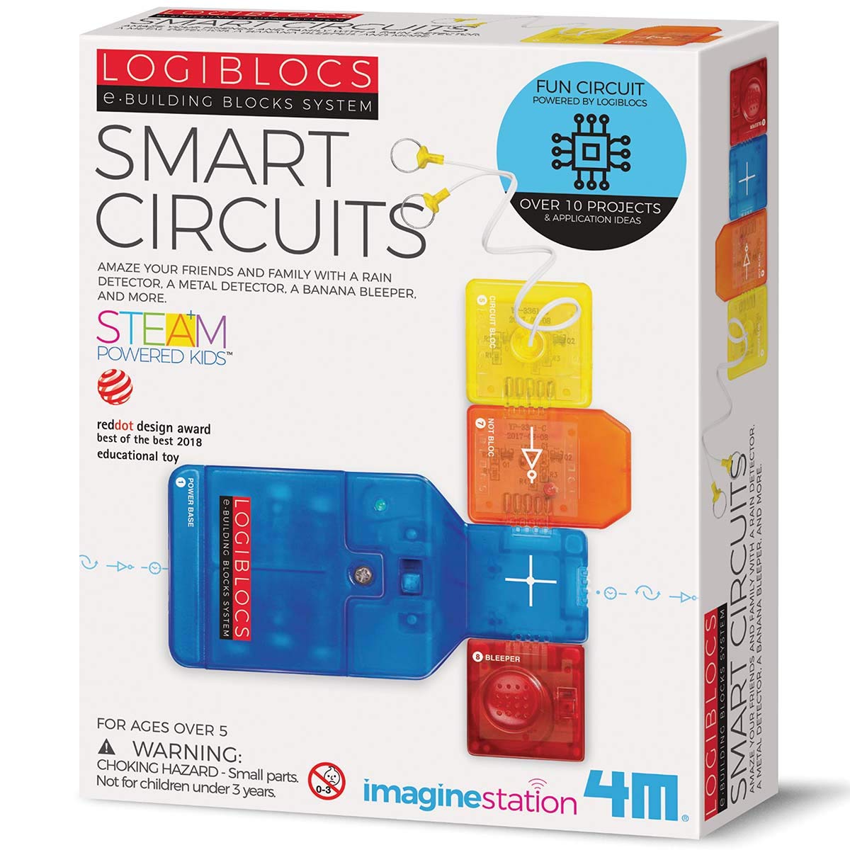 4M Imagine Station Logiblocs Smart Circuit, White