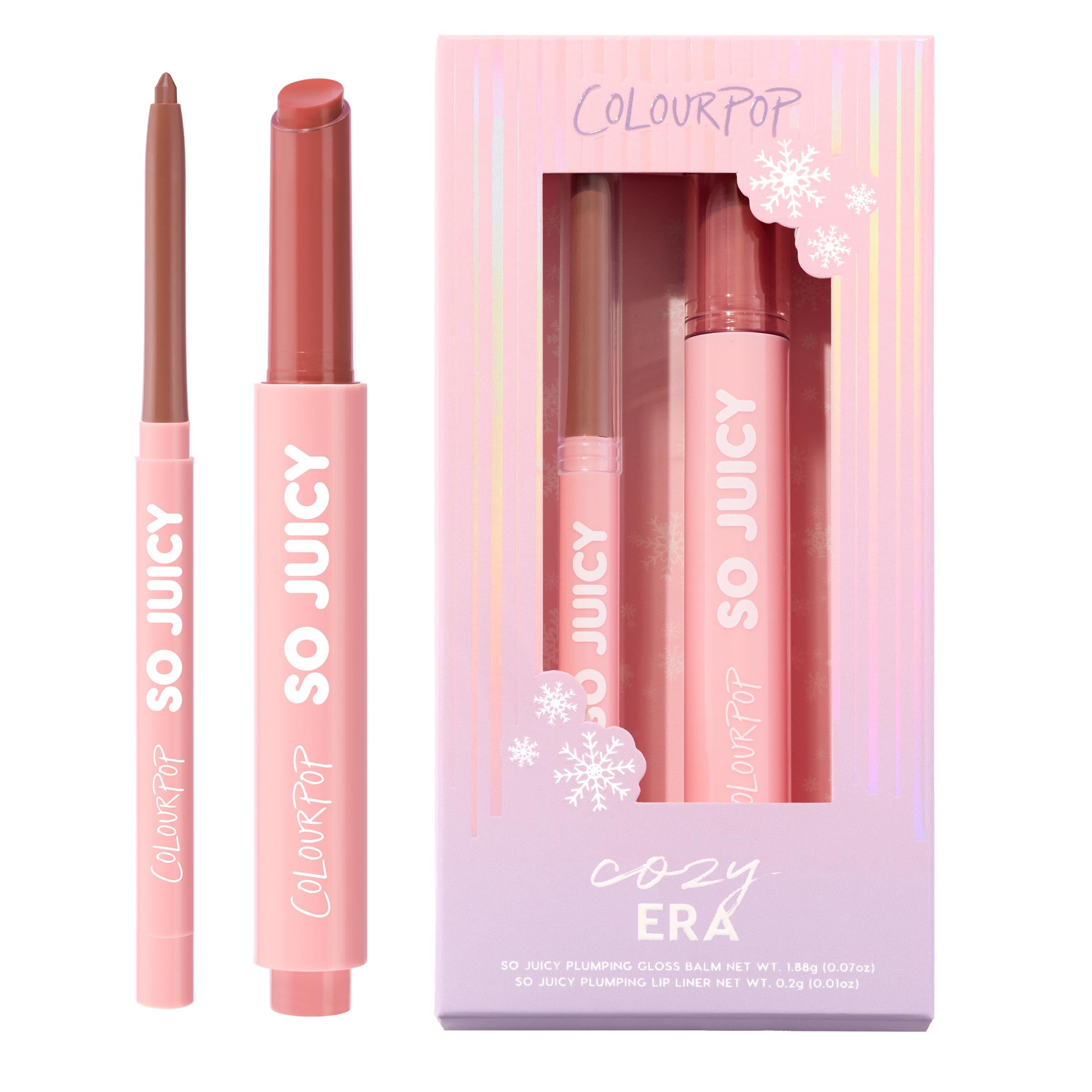 ColourpopCozy Era So Juicy Plumping Gloss Balm & Plumping Liner Kit (2 Count)