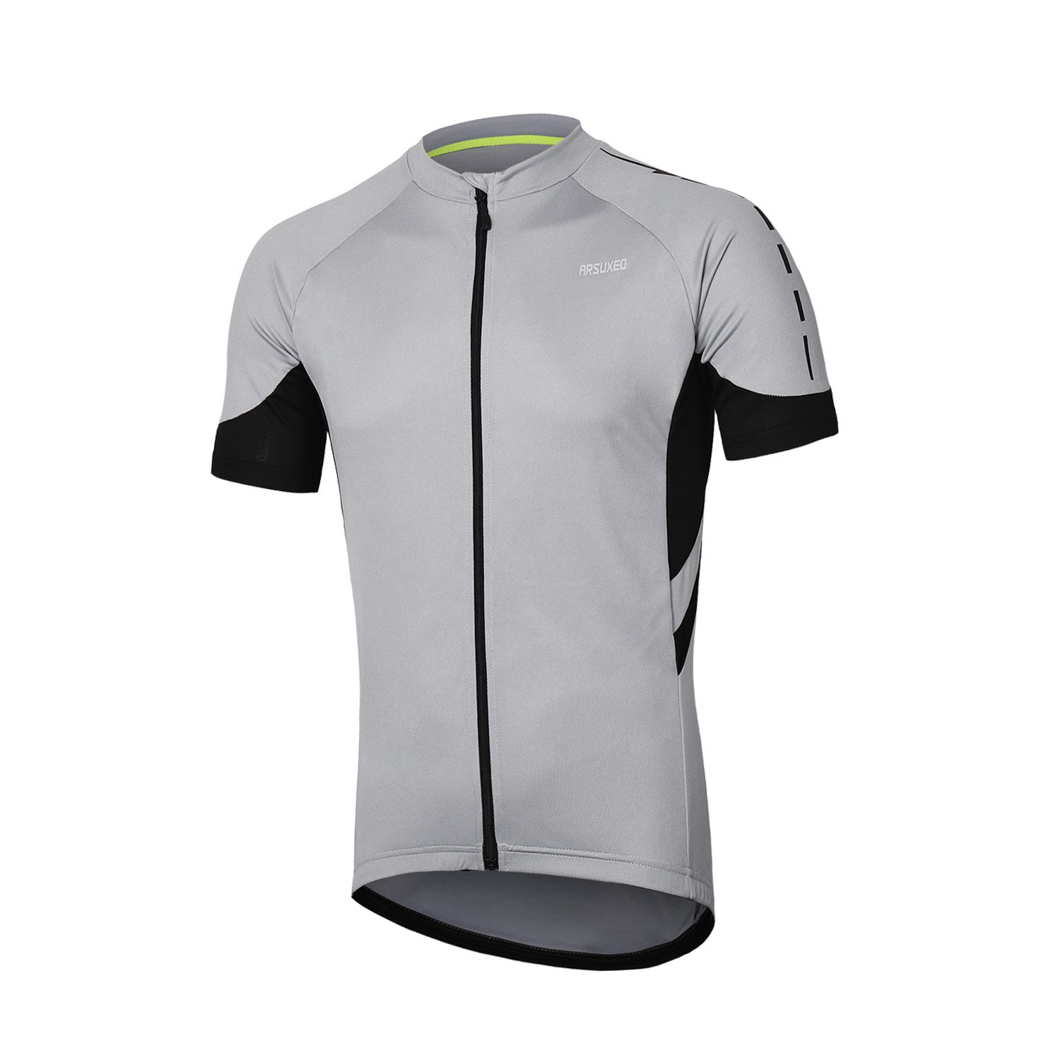 ARSUXEO Men's Short Sleeves Cycling Jersey Bicycle MTB Bike Shirt 636